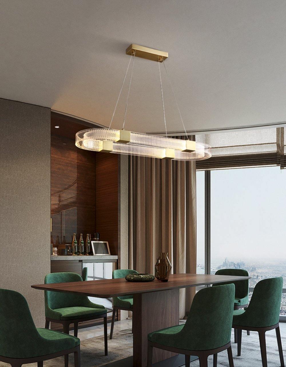 Parallel Ring LED Chandelier - Lumpaz