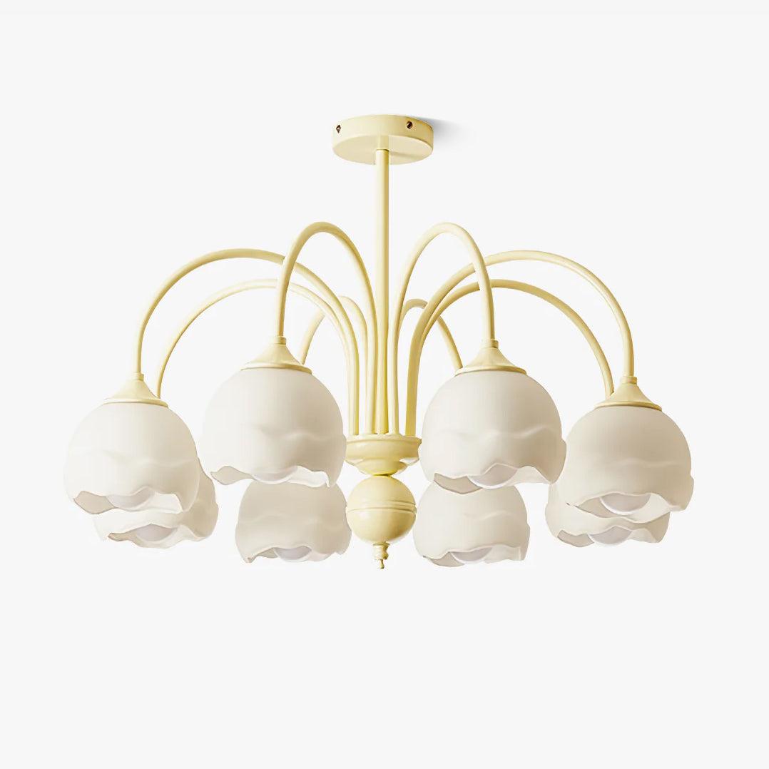 Creamy Glass  Chandelier - Lumpaz