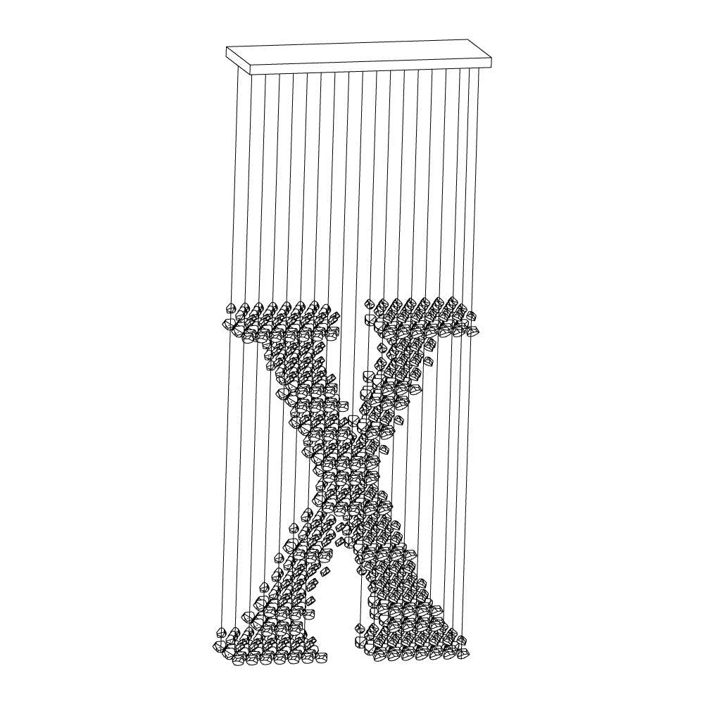 Charcoal Chandeliers X - Lumpaz