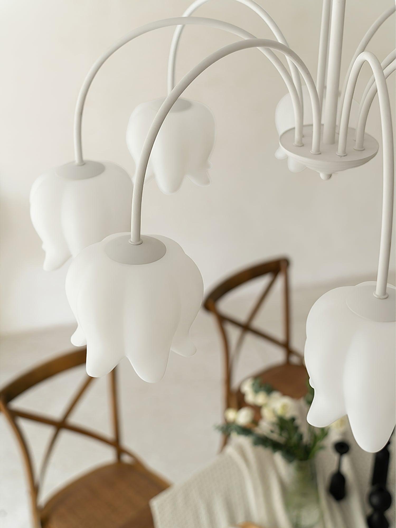 Curved Arm Bell Chandelier - Lumpaz