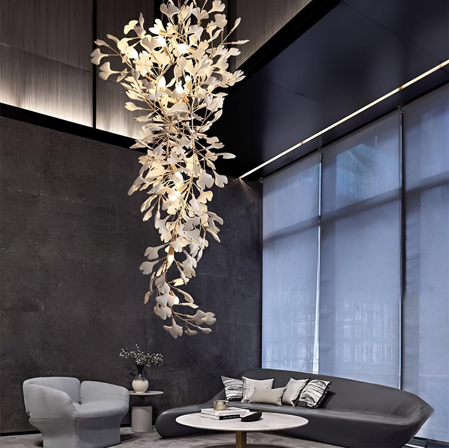 Gingko Long Branch Chandelier - Lumpaz