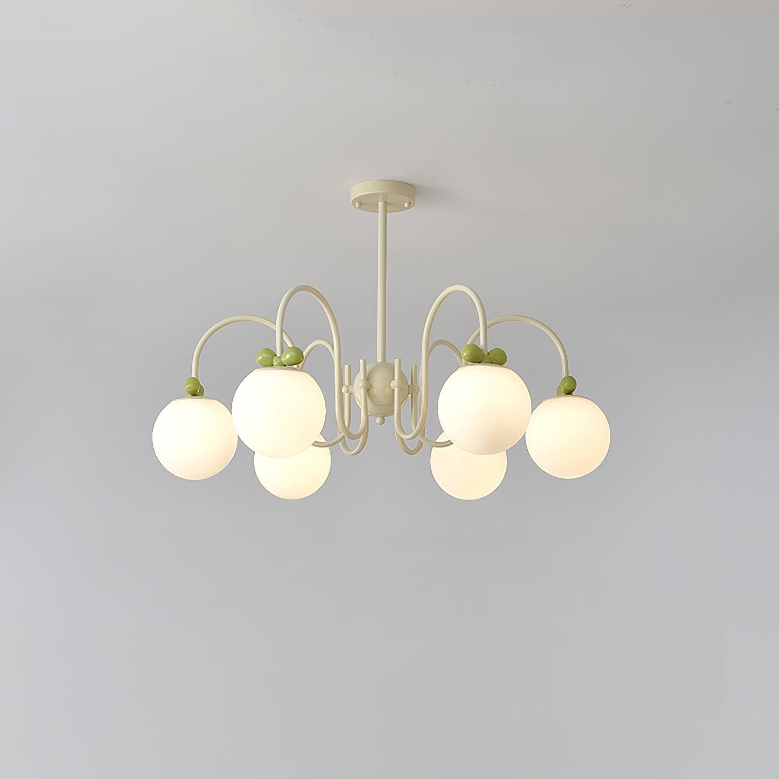 Cream Cherry Chandelier - Lumpaz