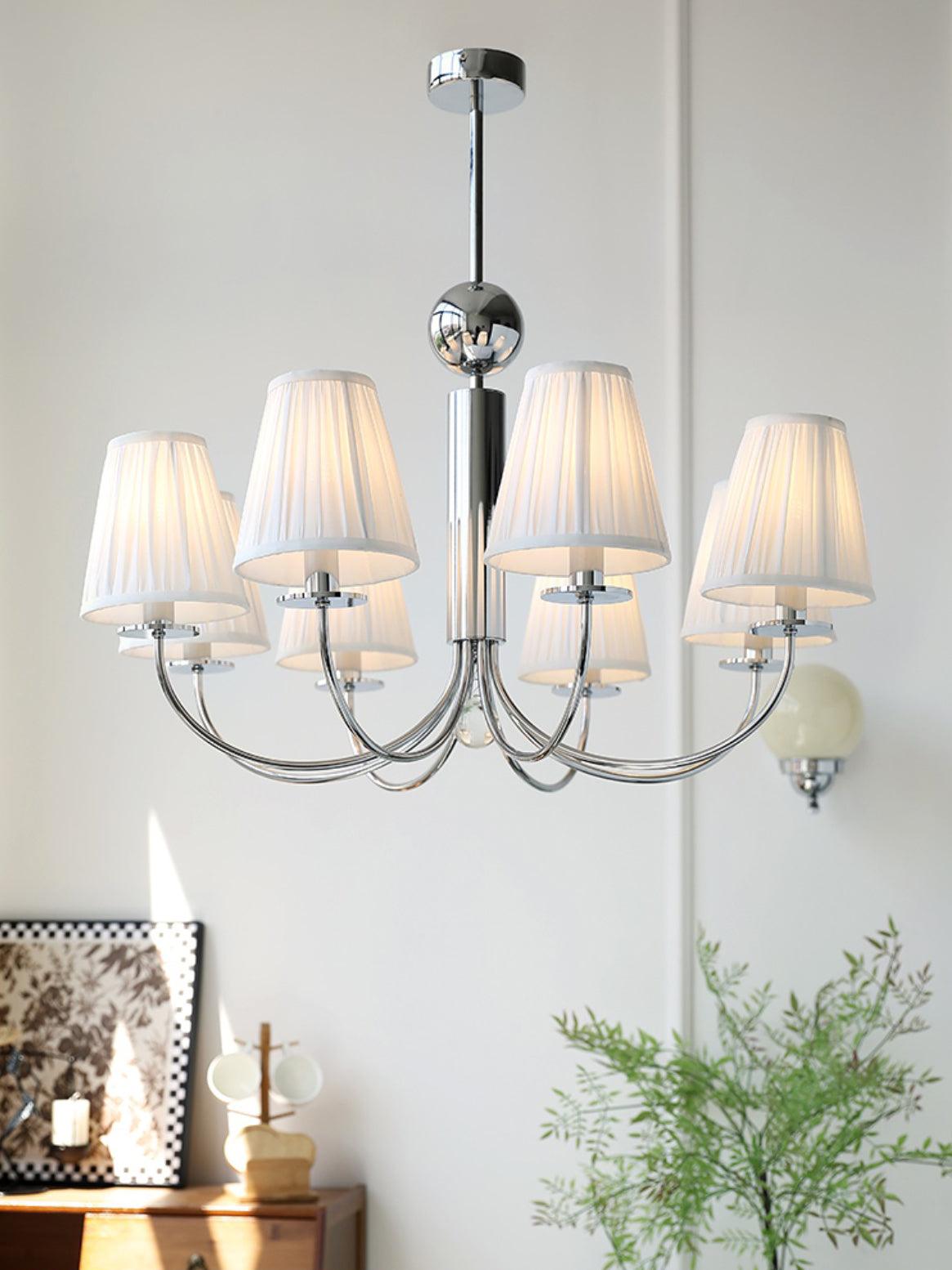 Simplicity Chrome Chandelier - Lumpaz