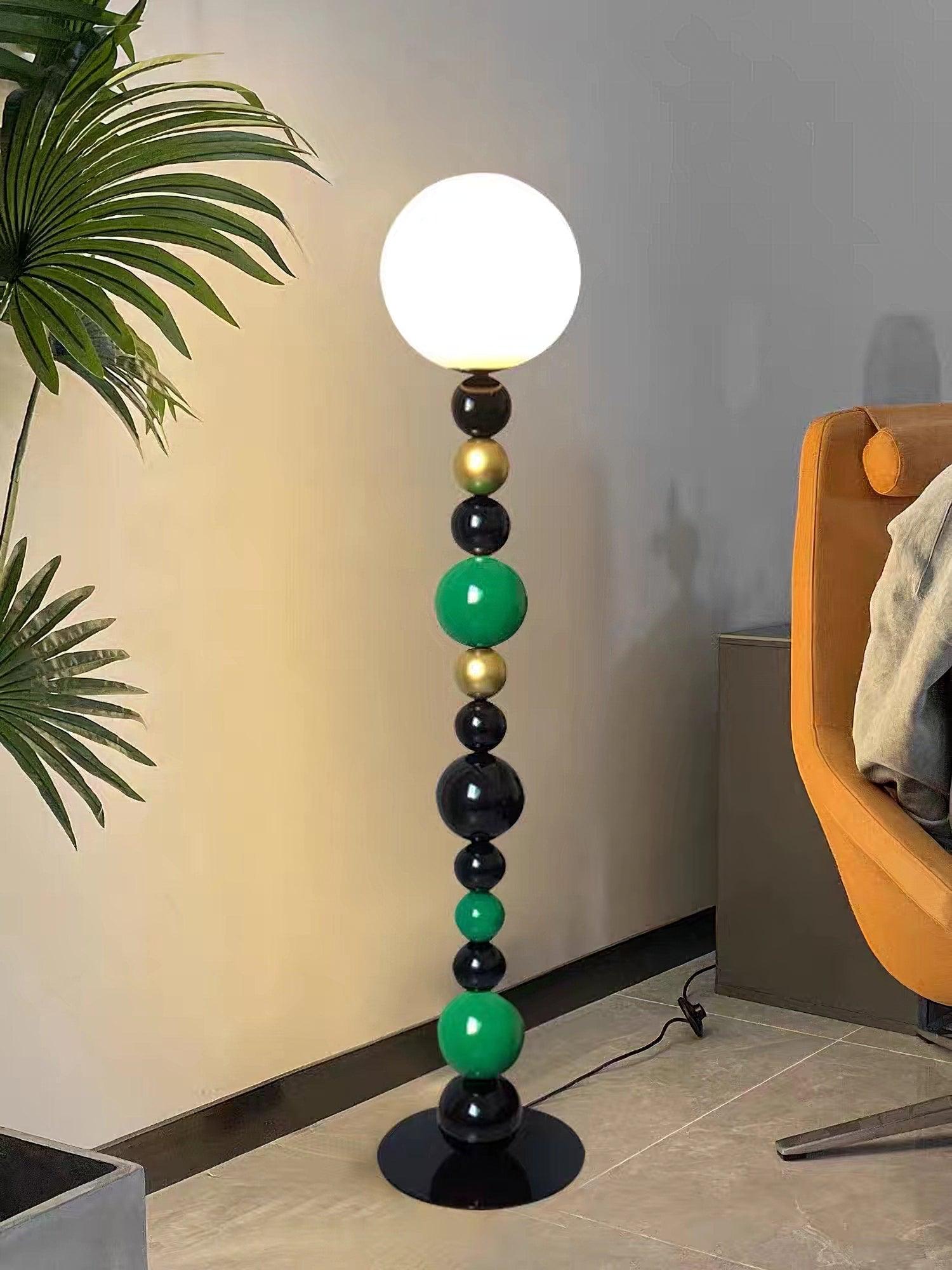 Colorful Round Ball Floor Lamp - Lumpaz