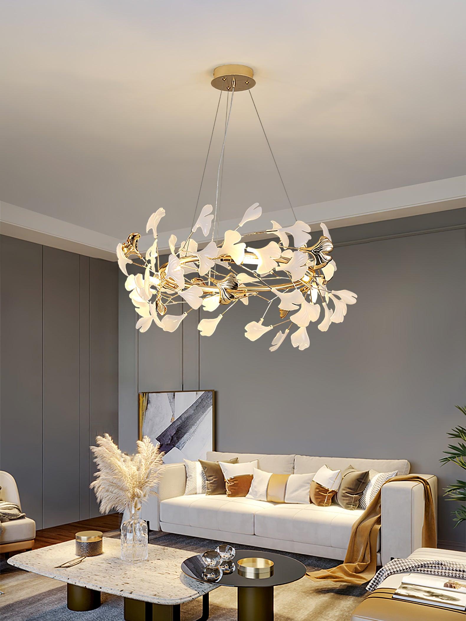 Gingko Chandelier T - Lumpaz