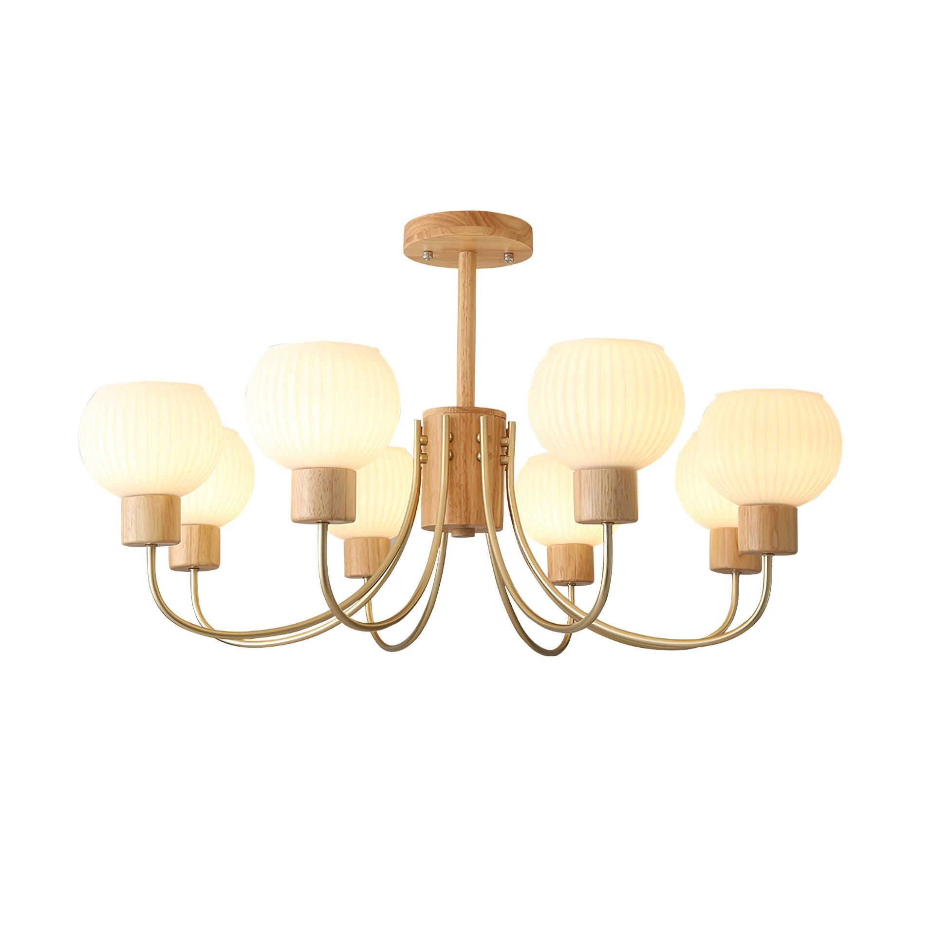 Donnelly Wooden Chandelier - Lumpaz