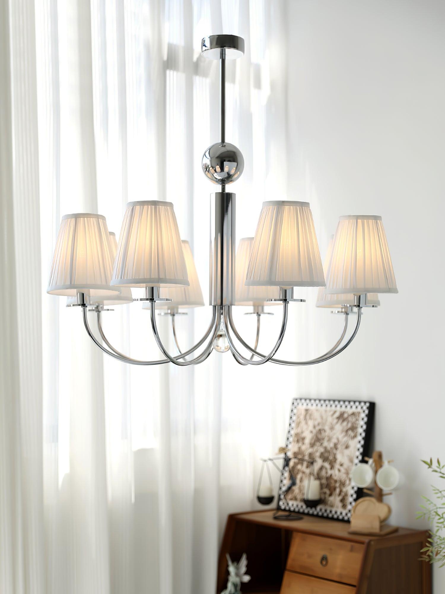 Simplicity Chrome Chandelier - Lumpaz