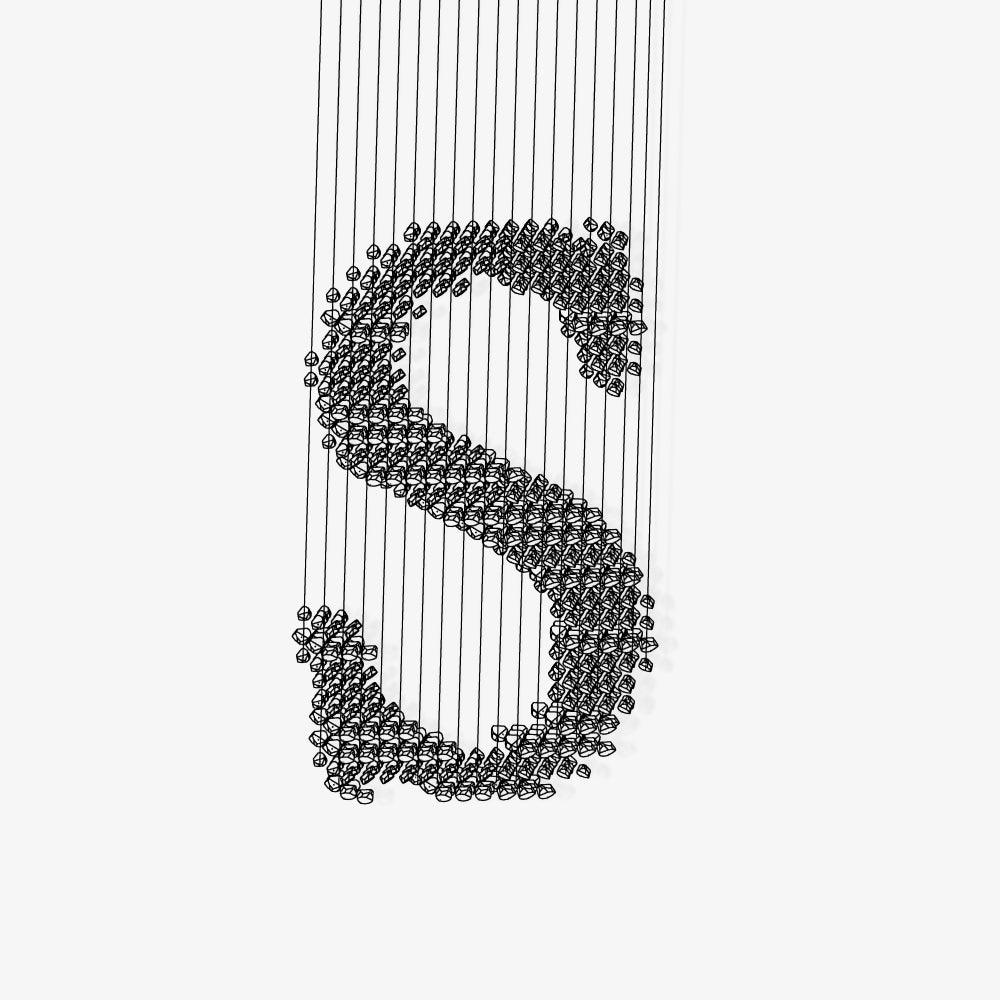 Charcoal Chandeliers S - Lumpaz