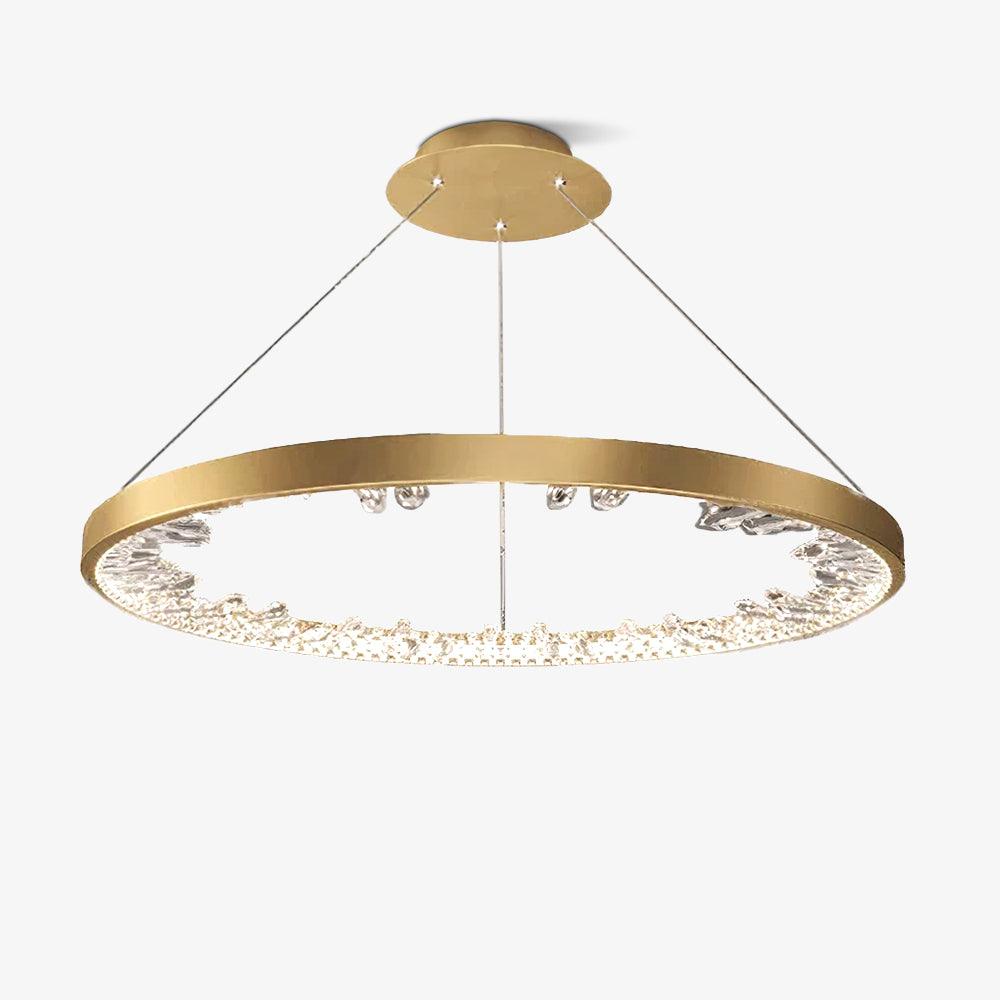Luxury Circle Crystal Chandelier - Lumpaz