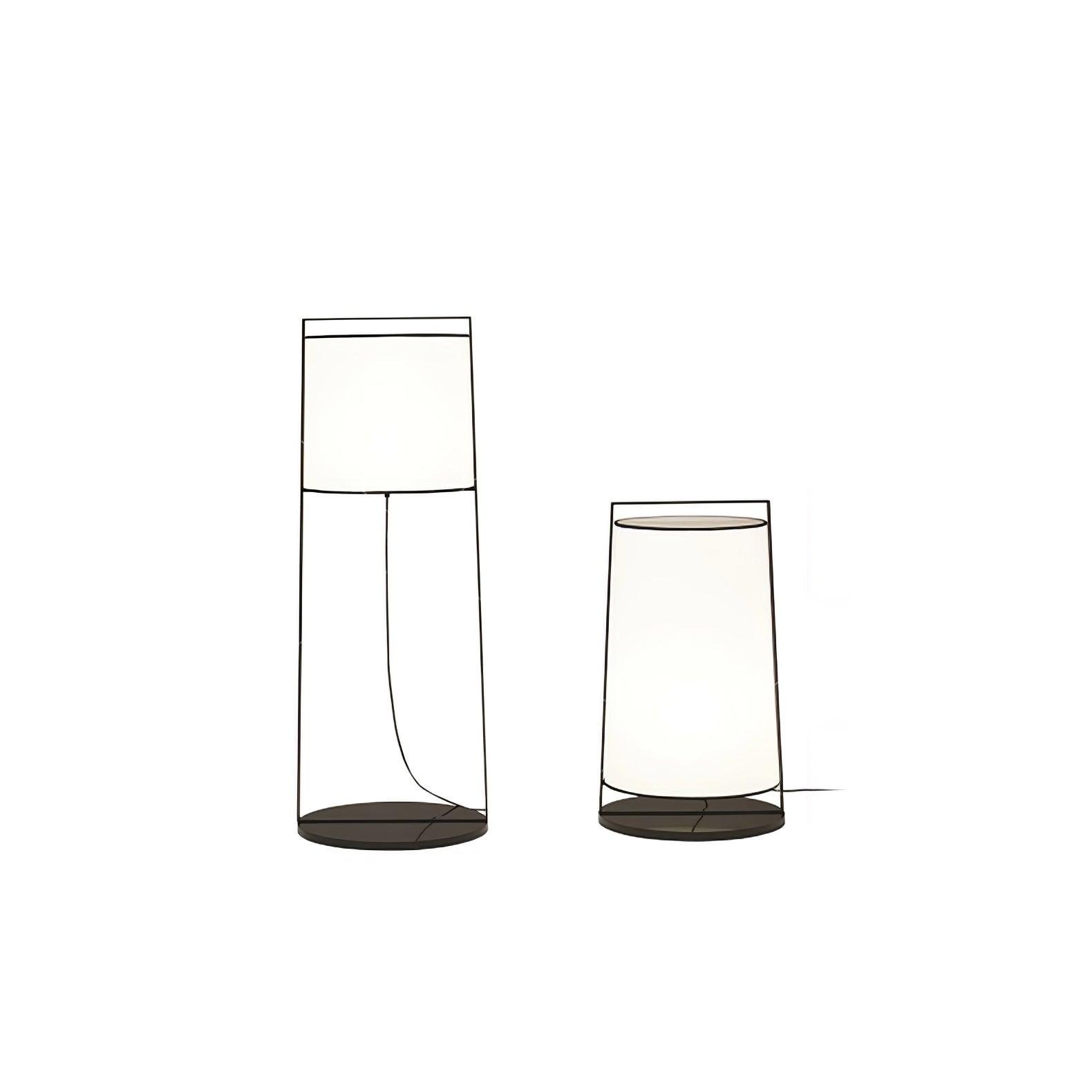 Silhouette Textile Floor Lamp - Lumpaz