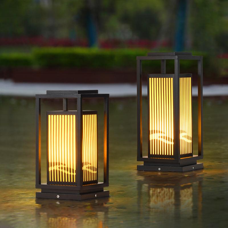Modern Square Cage Garden Light - Lumpaz