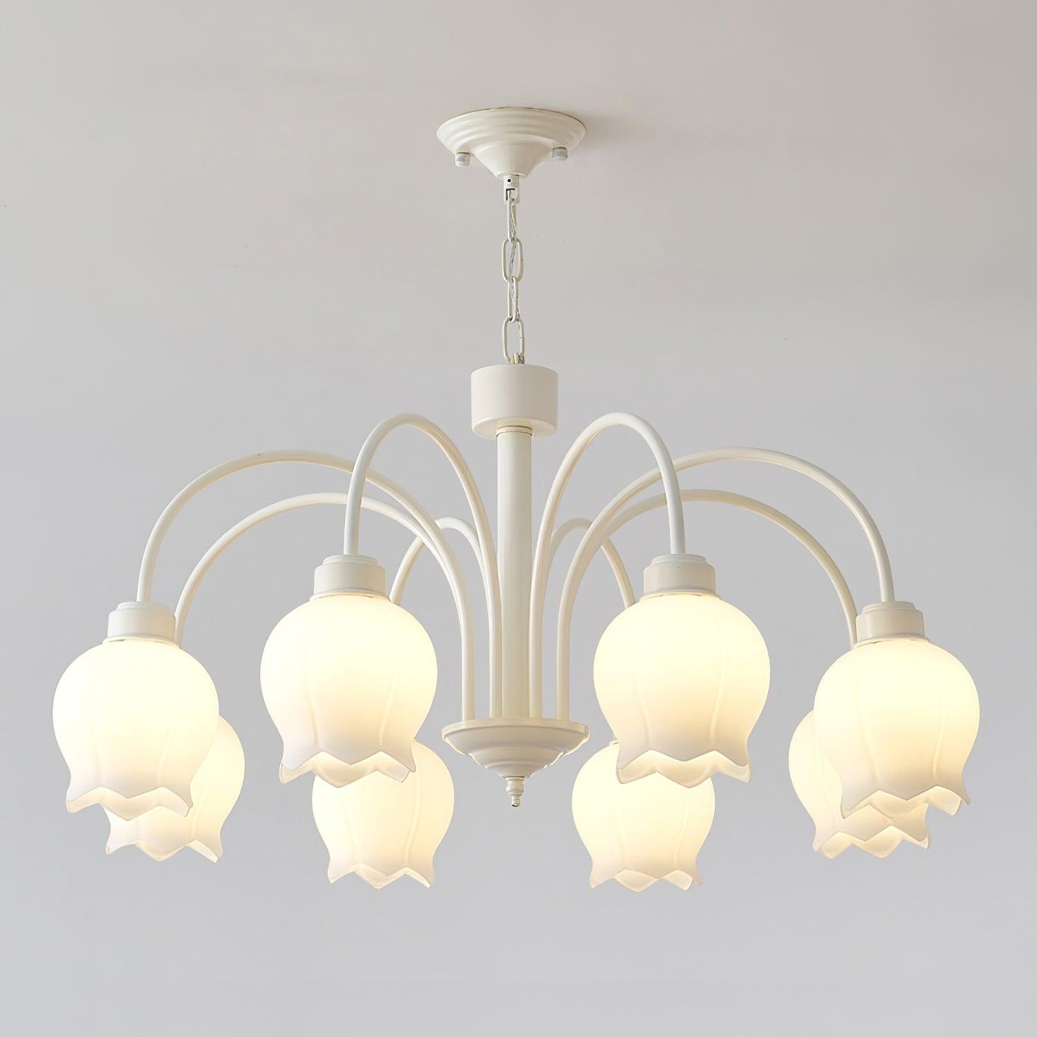 Curved Arm Bell Chandelier - Lumpaz