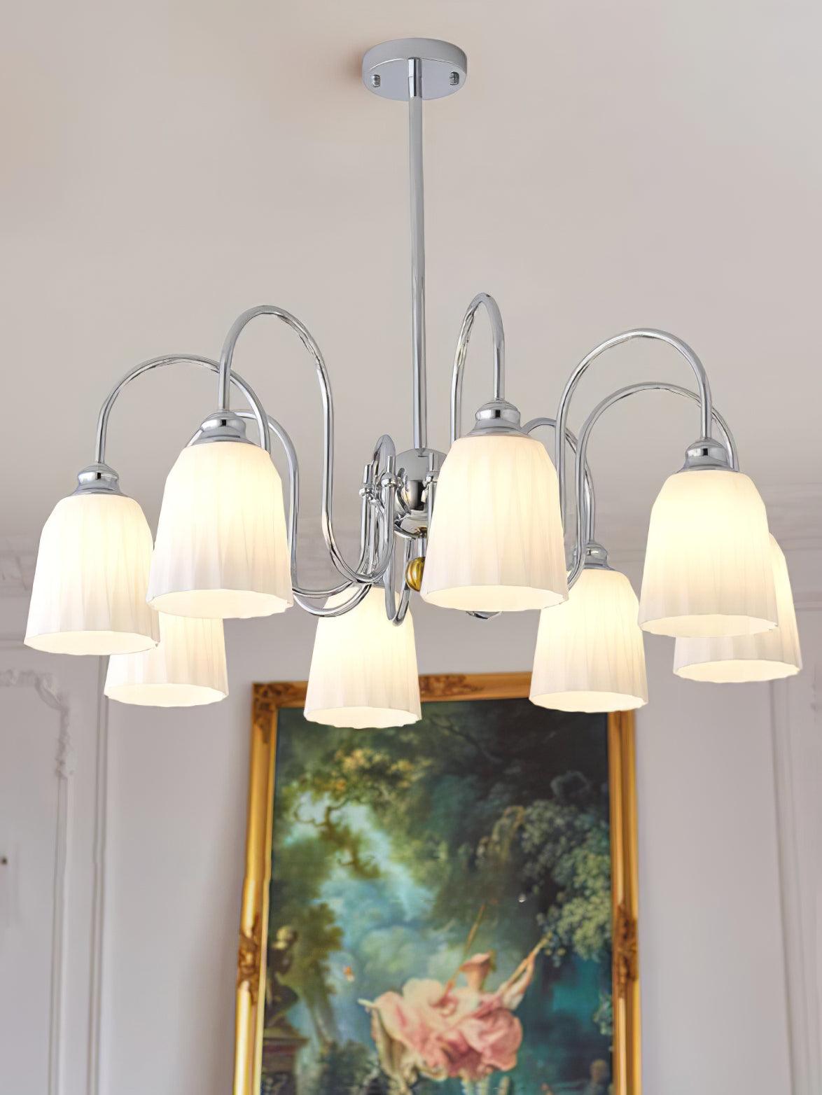 Bauhaus Pleated Chandelier - Lumpaz