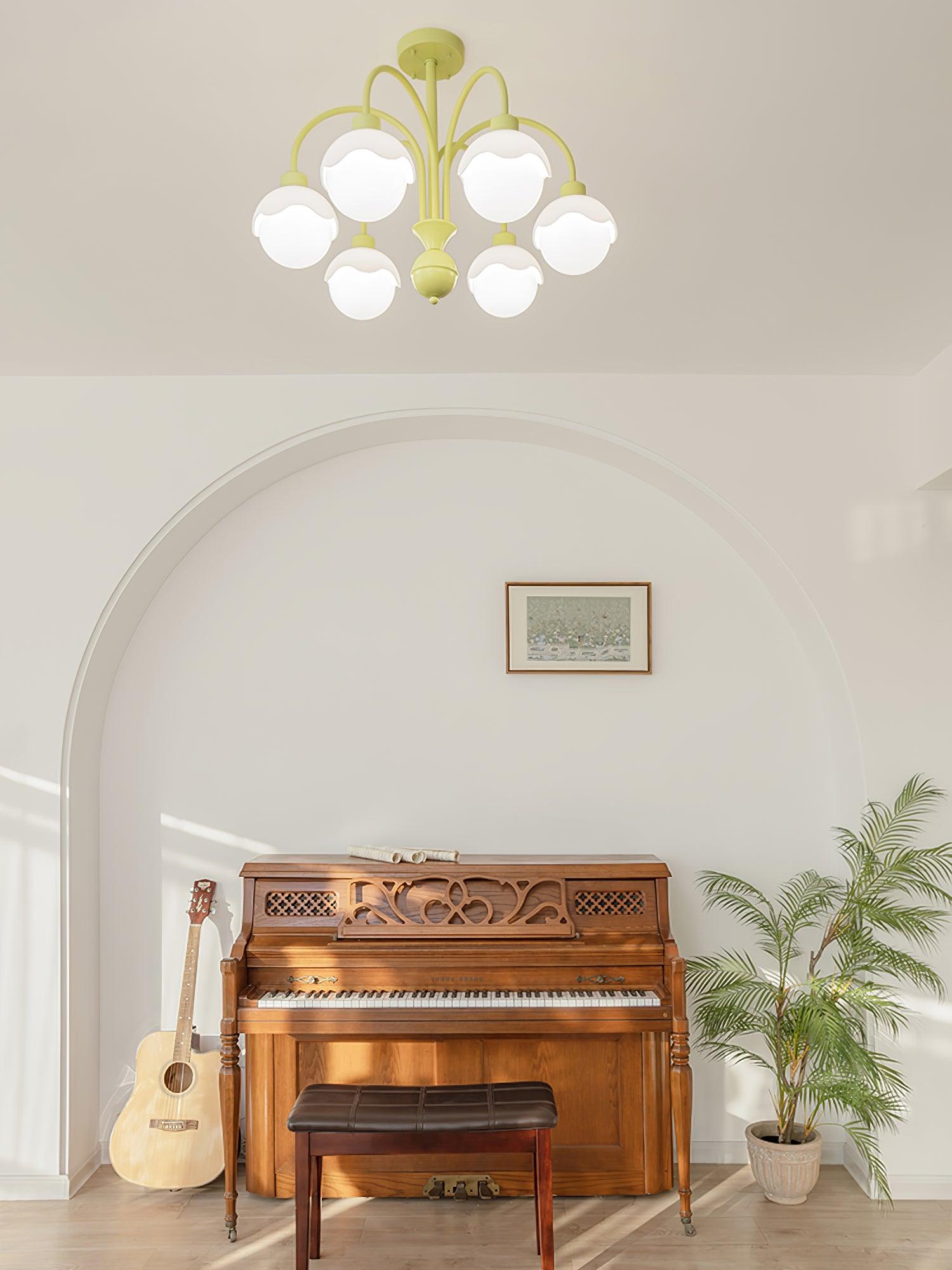 Creamy Lychee Matcha Chandelier - Lumpaz