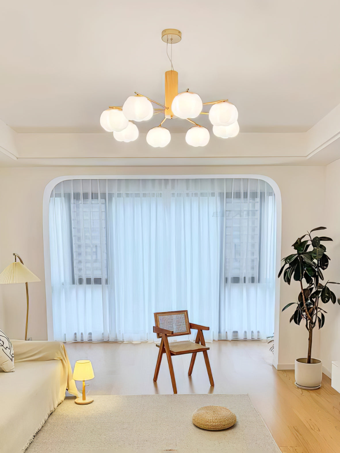 Cotton Balls Chandelier - Lumpaz