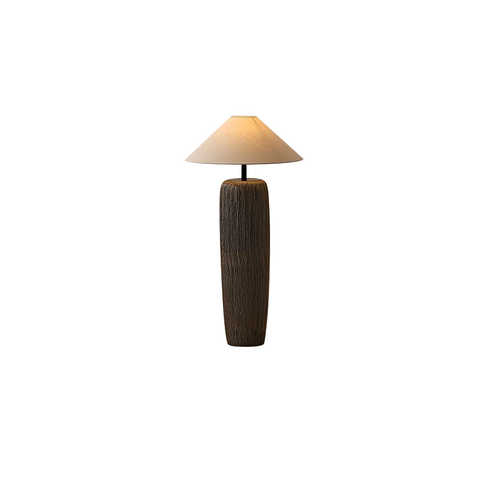 Weathered Wood Grain Floor Lamp - Lumpaz