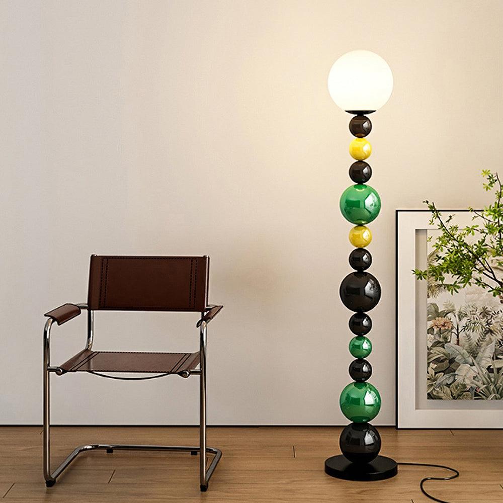 Colorful Round Ball Floor Lamp - Lumpaz