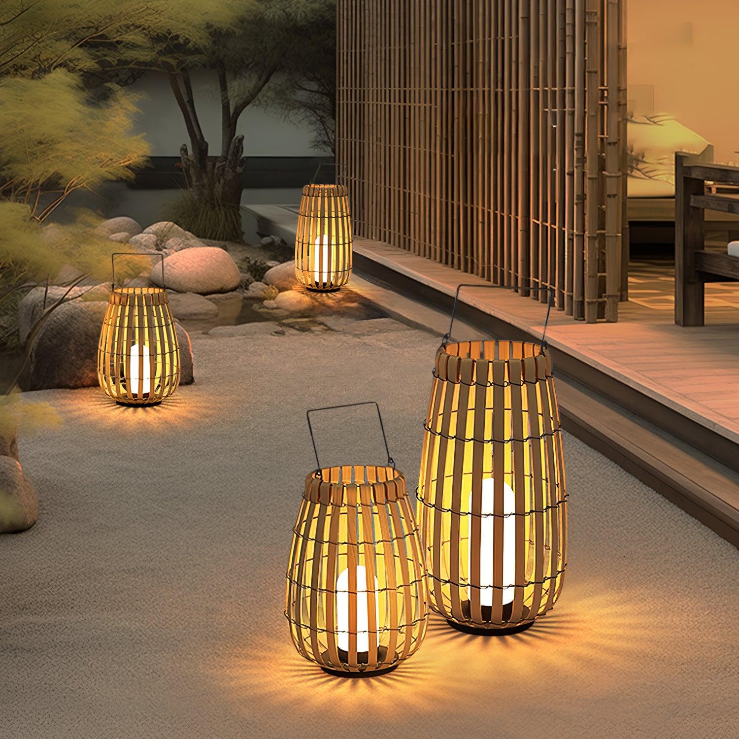 Tropic Braid Lantern Outdoor Lamp - Lumpaz