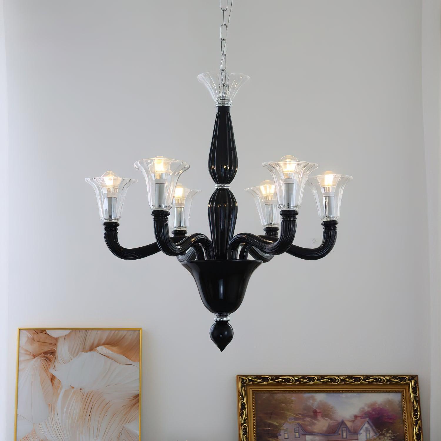 Murano Candle Chandelier - Lumpaz