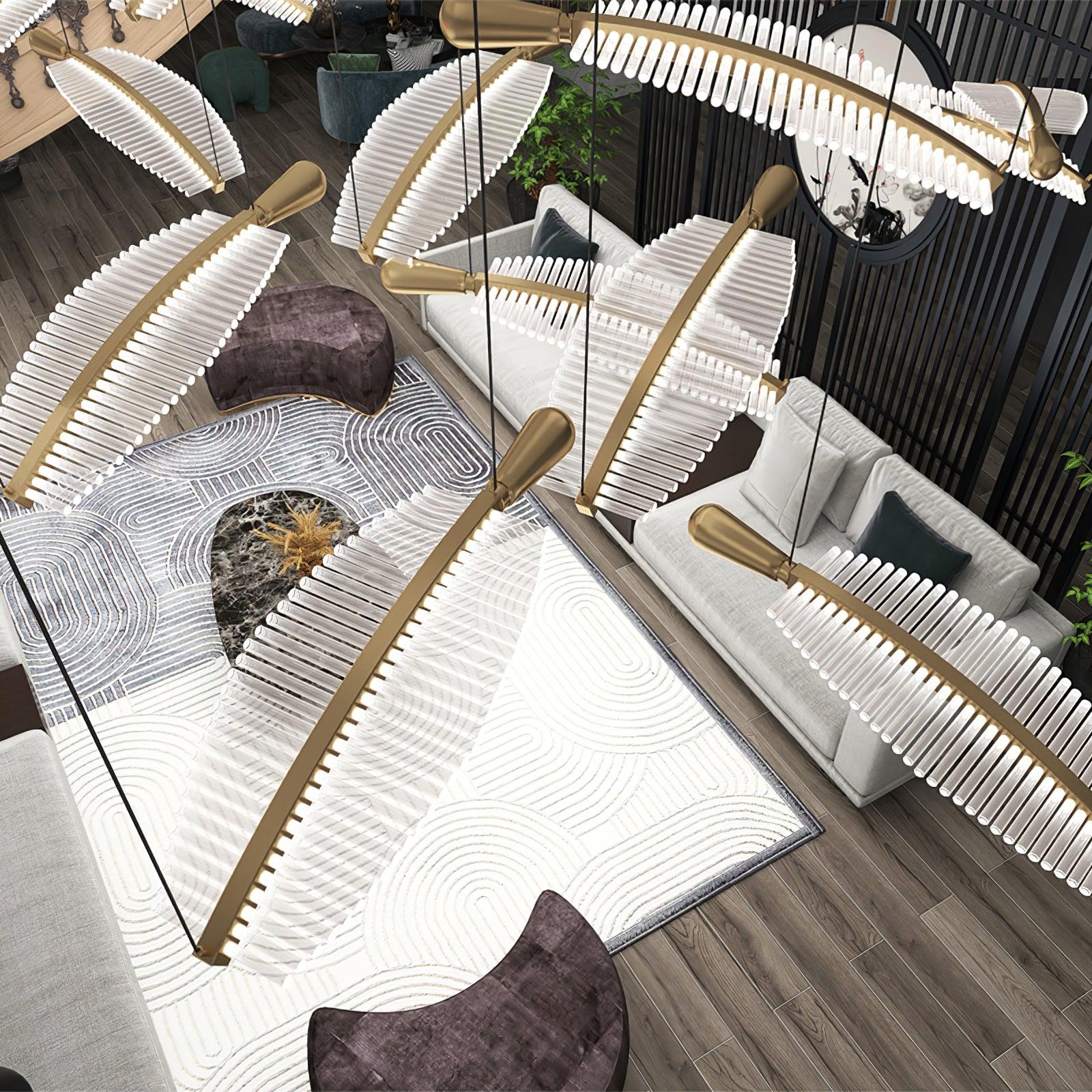 Leaf LED Chandelier - Lumpaz