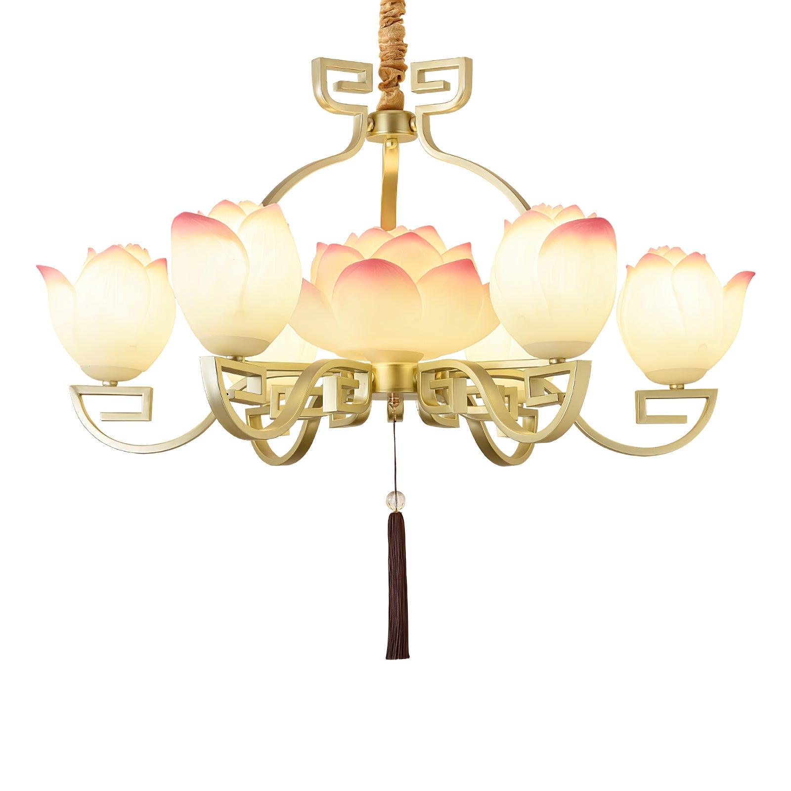 Lotus Bloom Chandelier - Lumpaz