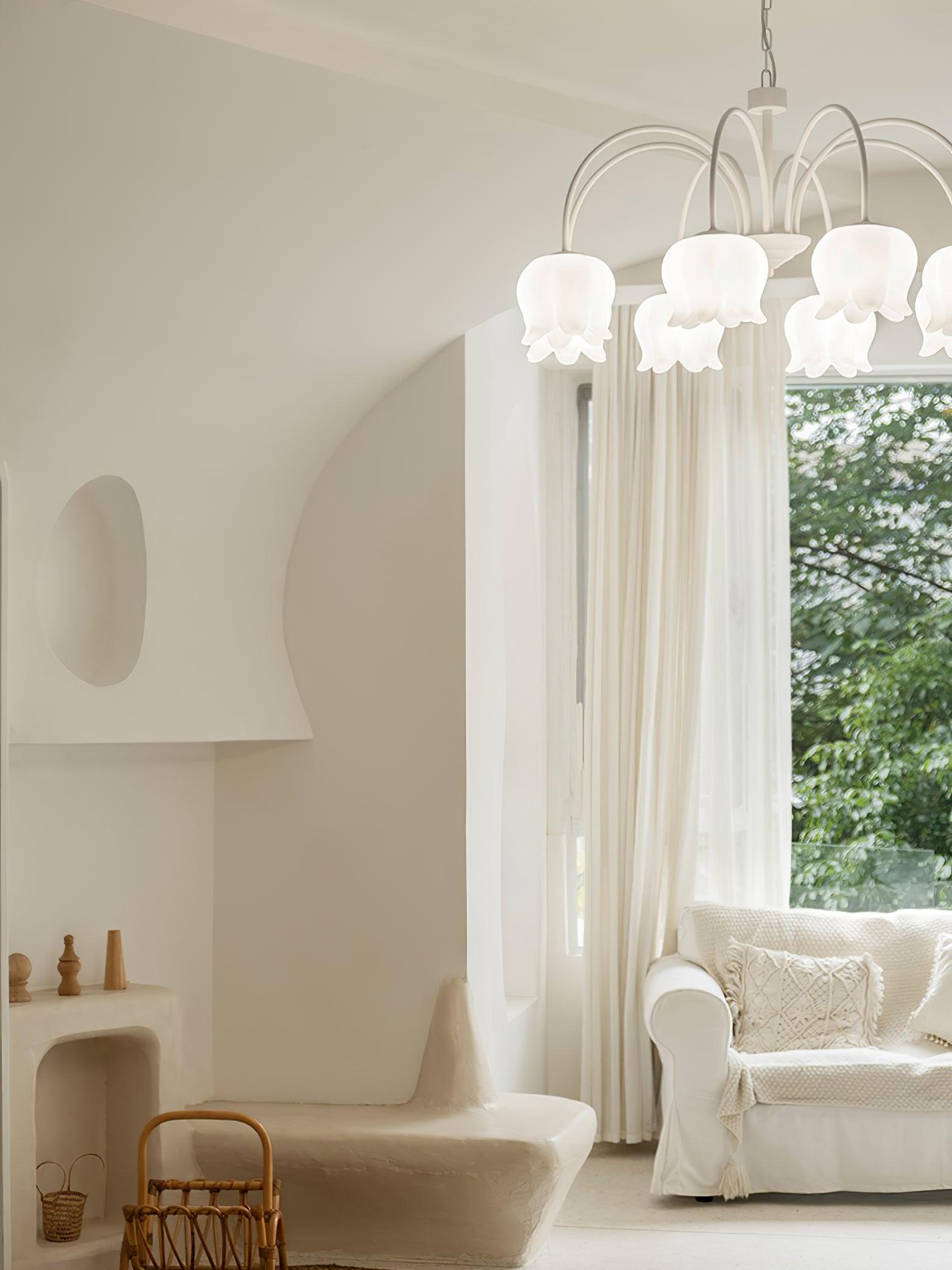 Curved Arm Bell Chandelier - Lumpaz