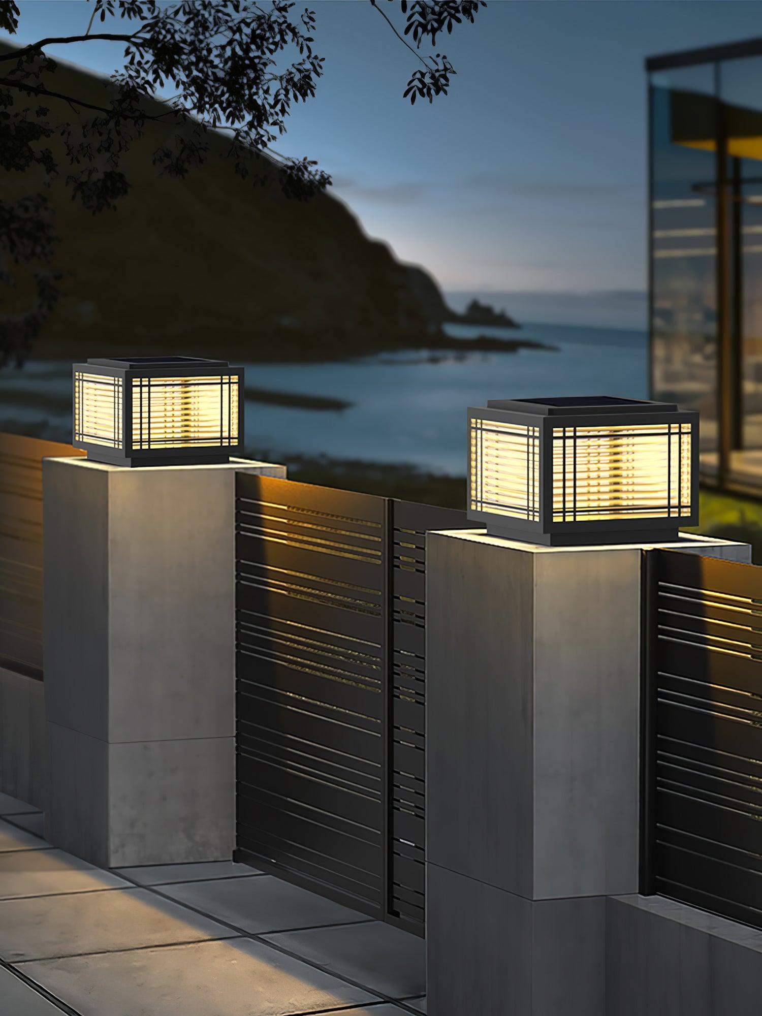 Deck Solar Outdoor Post Light - Lumpaz