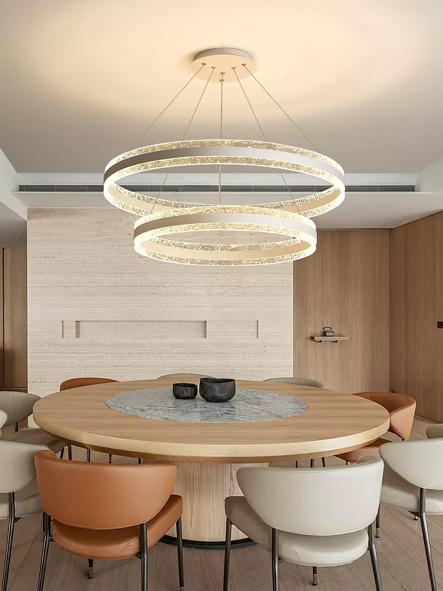 Modern Circle LED Chandelier - Lumpaz