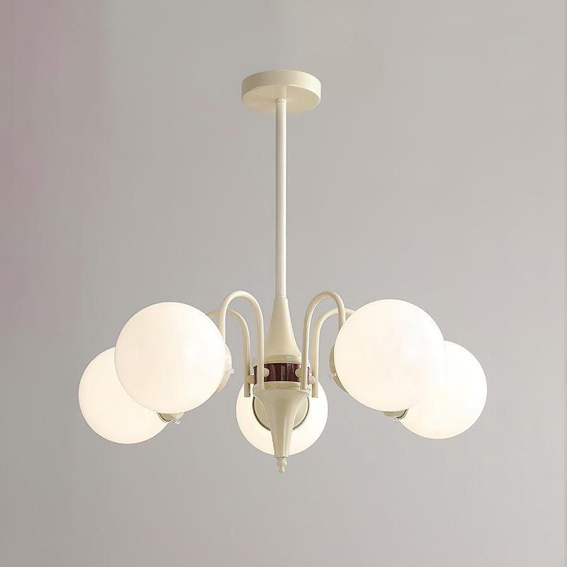 Cream Ball Chandelier - Lumpaz