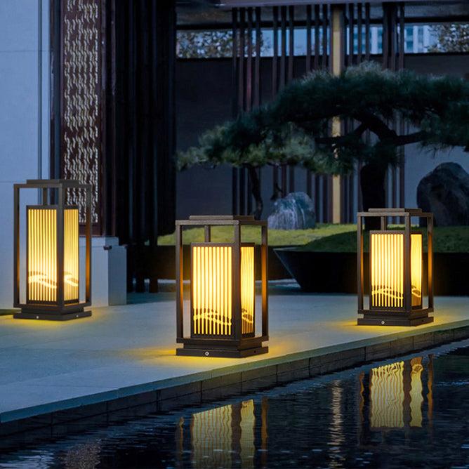 Modern Square Cage Garden Light - Lumpaz