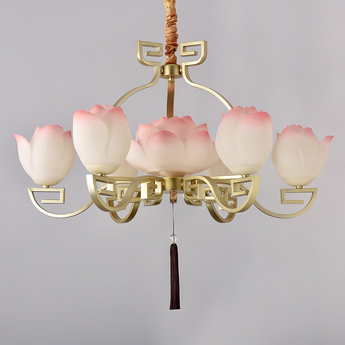Lotus Bloom Chandelier - Lumpaz