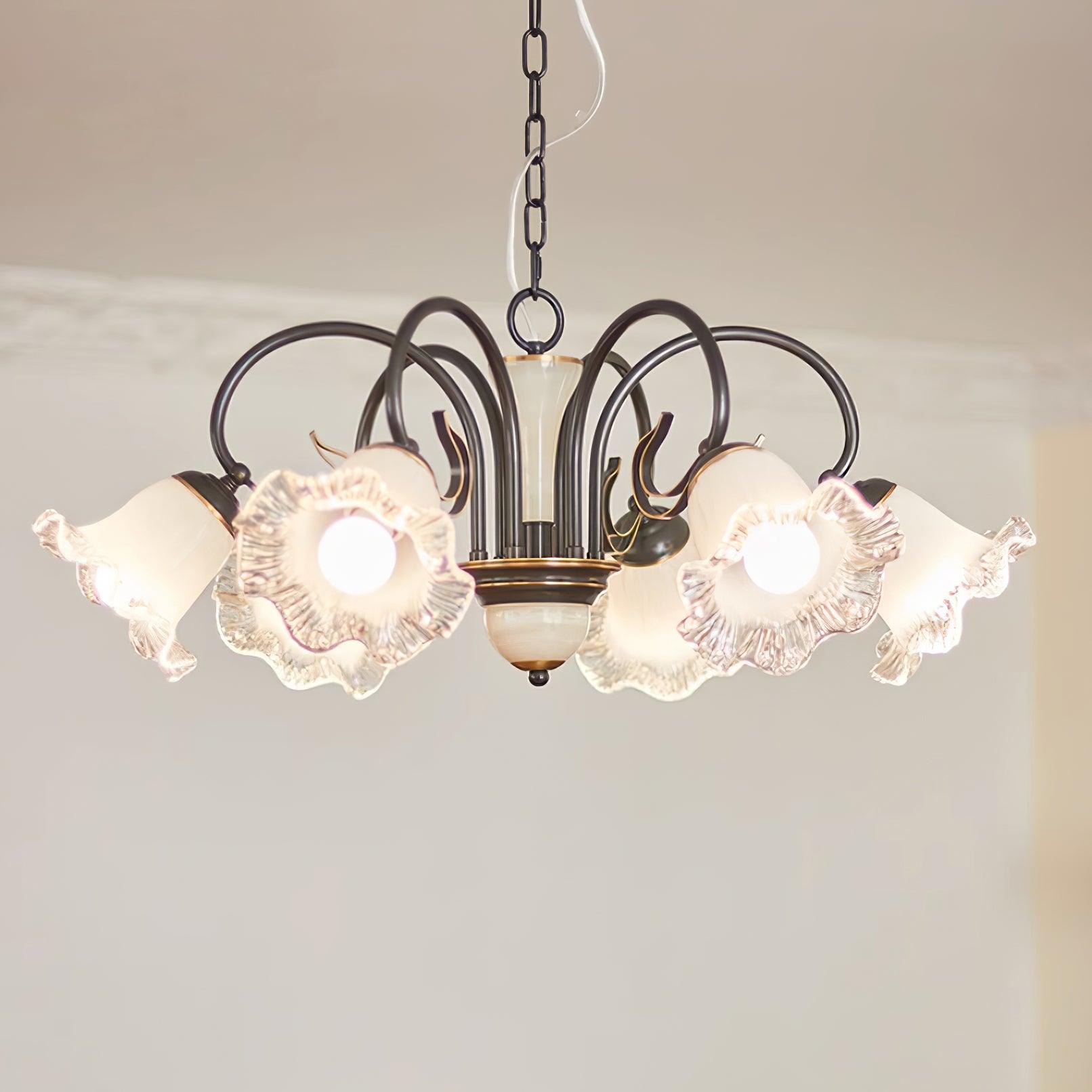 Luce Black Chandelier - Lumpaz
