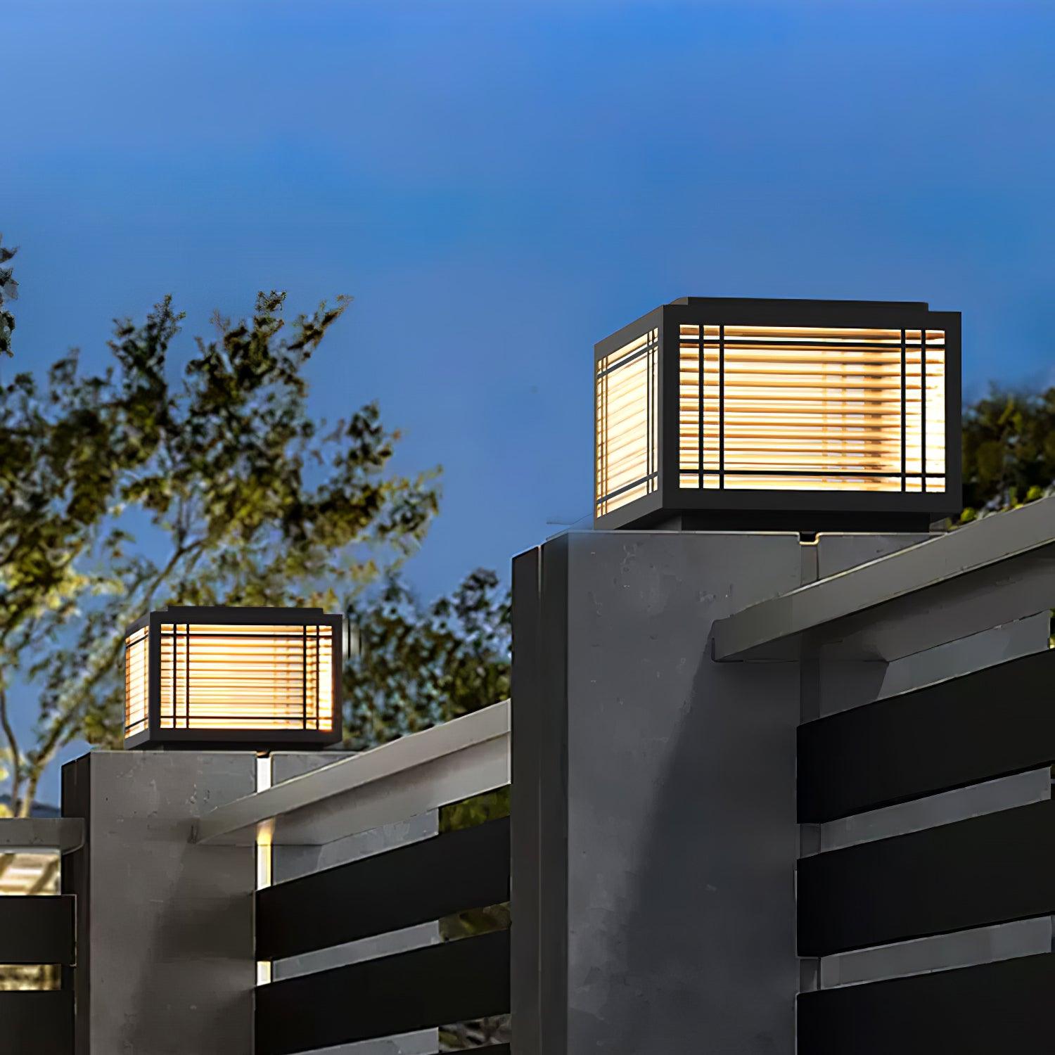 Deck Solar Outdoor Post Light - Lumpaz