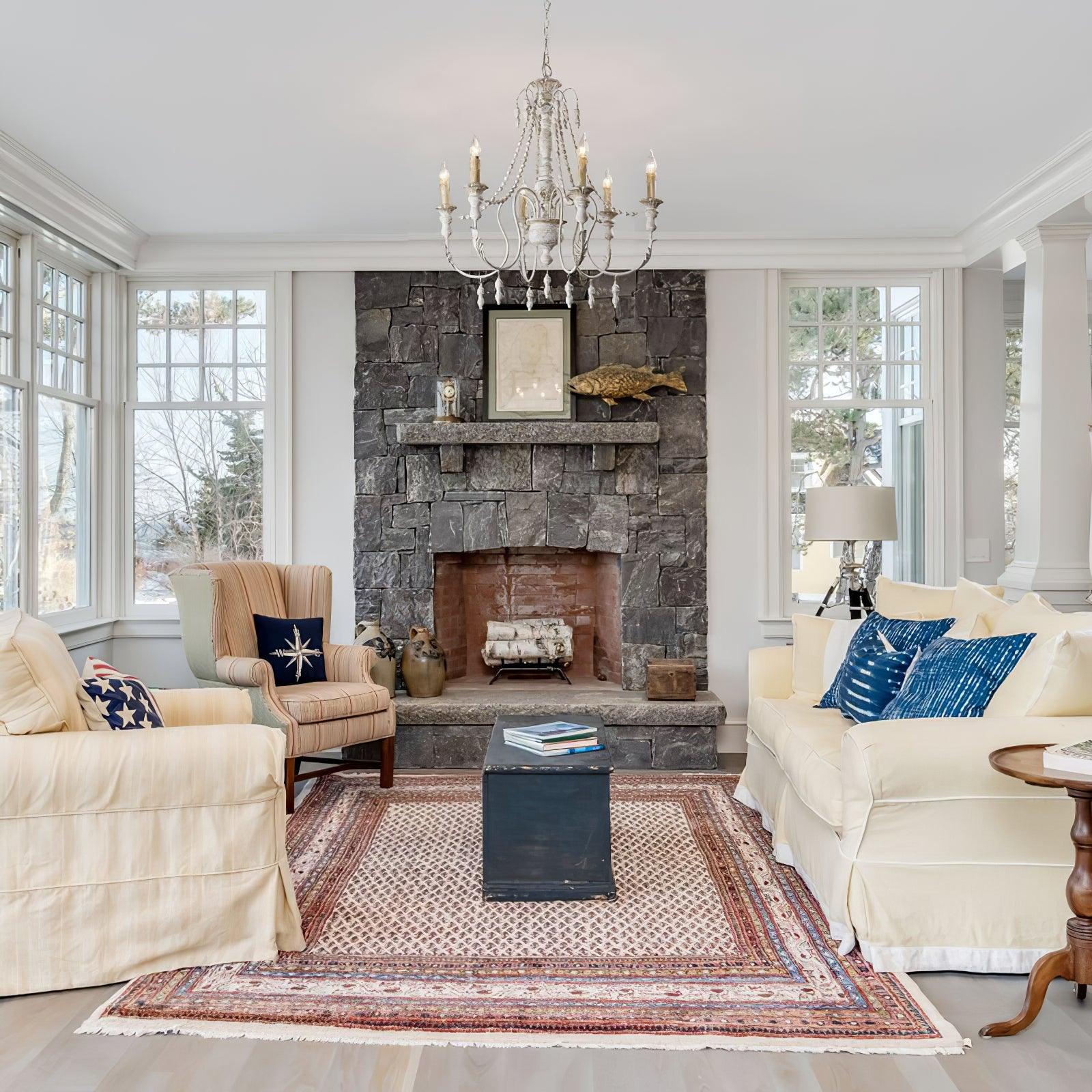 Candle Style Beaded Chandelier - Lumpaz