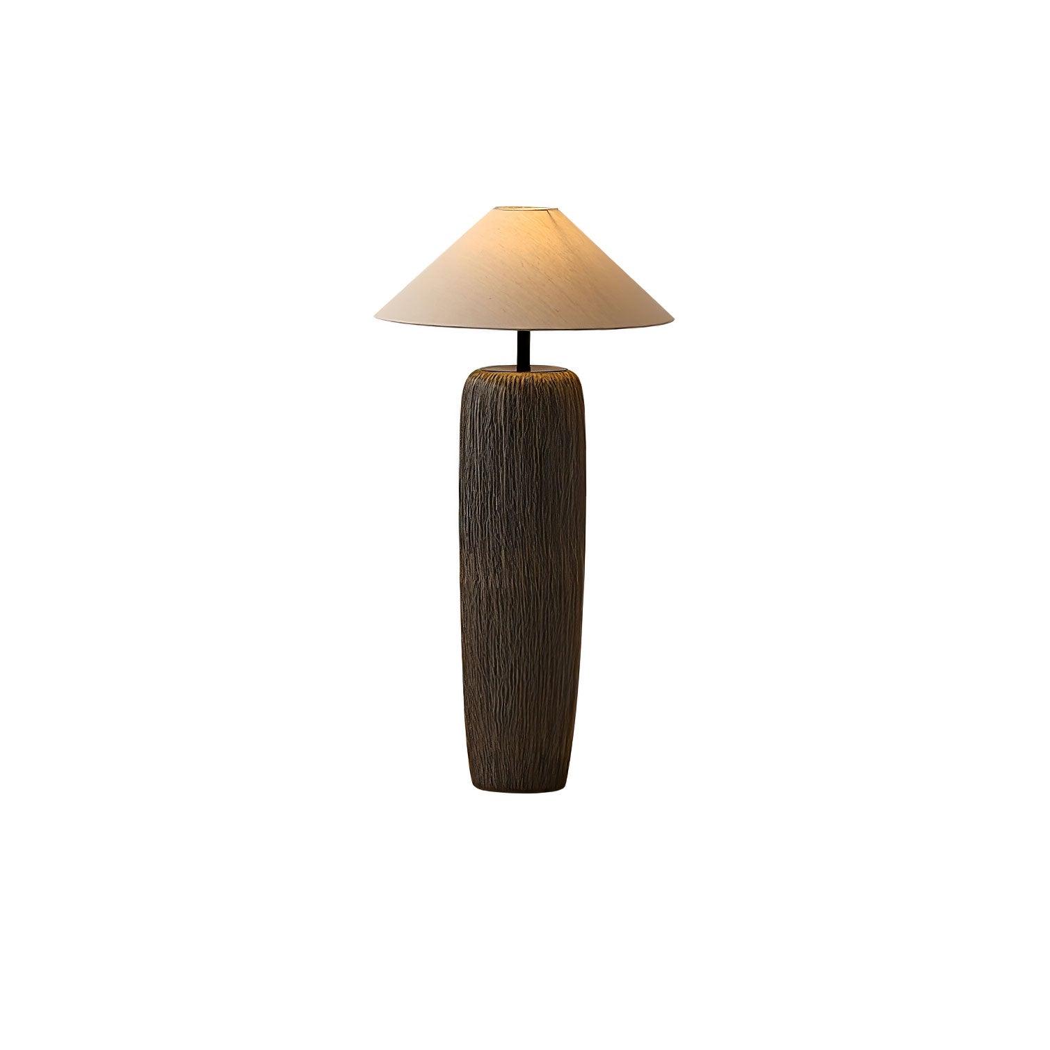 Weathered Wood Grain Floor Lamp - Lumpaz