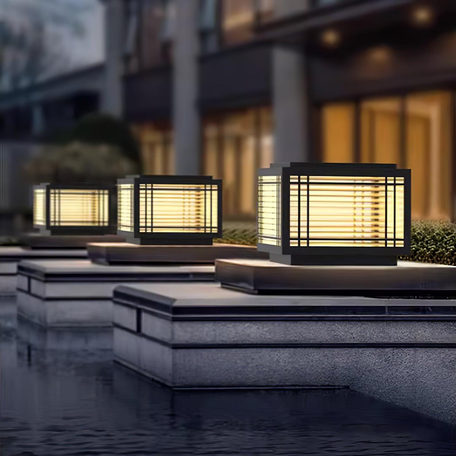 Deck Solar Outdoor Post Light - Lumpaz