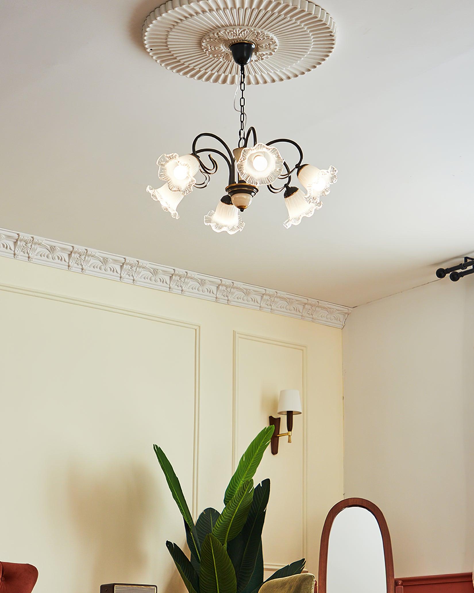 Luce Black Chandelier - Lumpaz