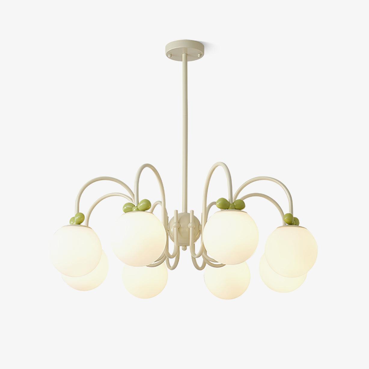 Cream Cherry Chandelier - Lumpaz