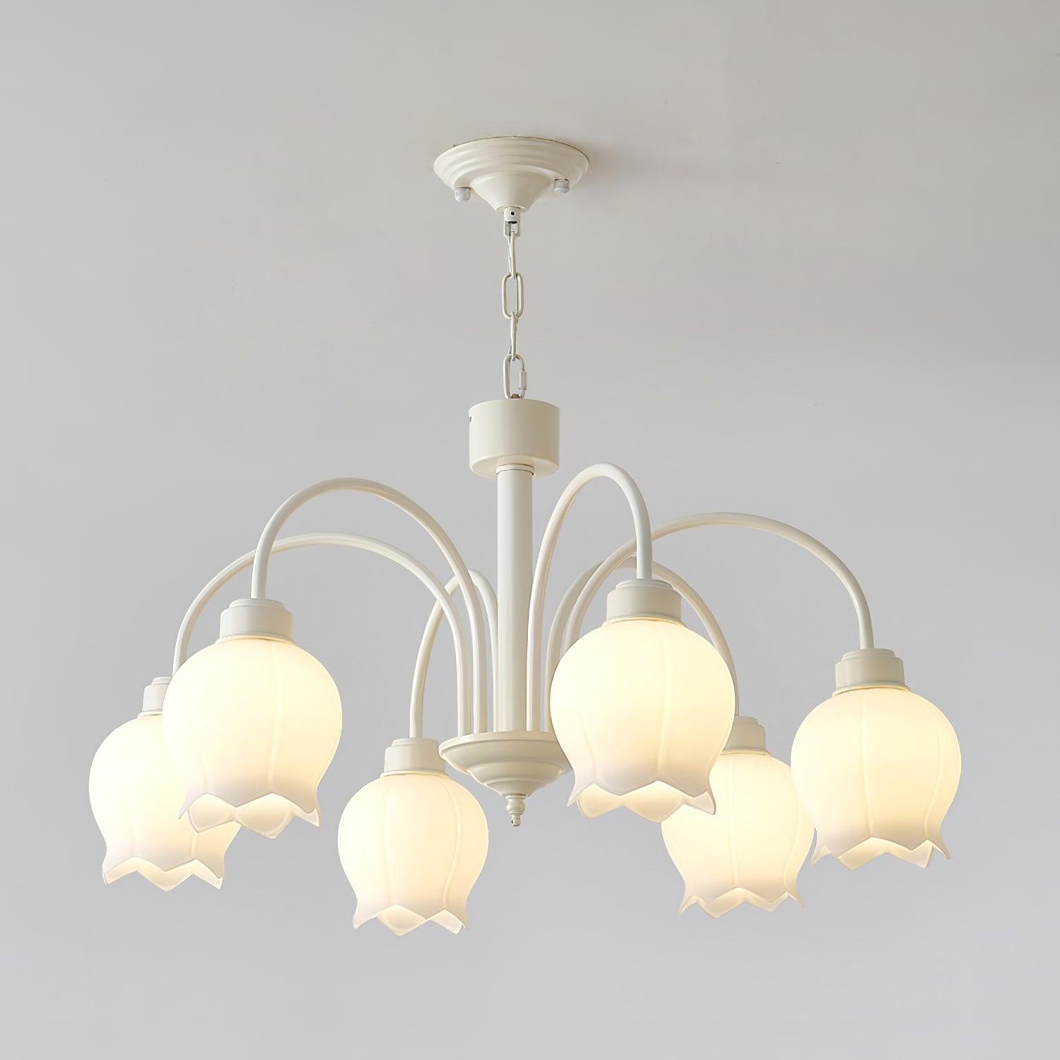 Curved Arm Bell Chandelier - Lumpaz