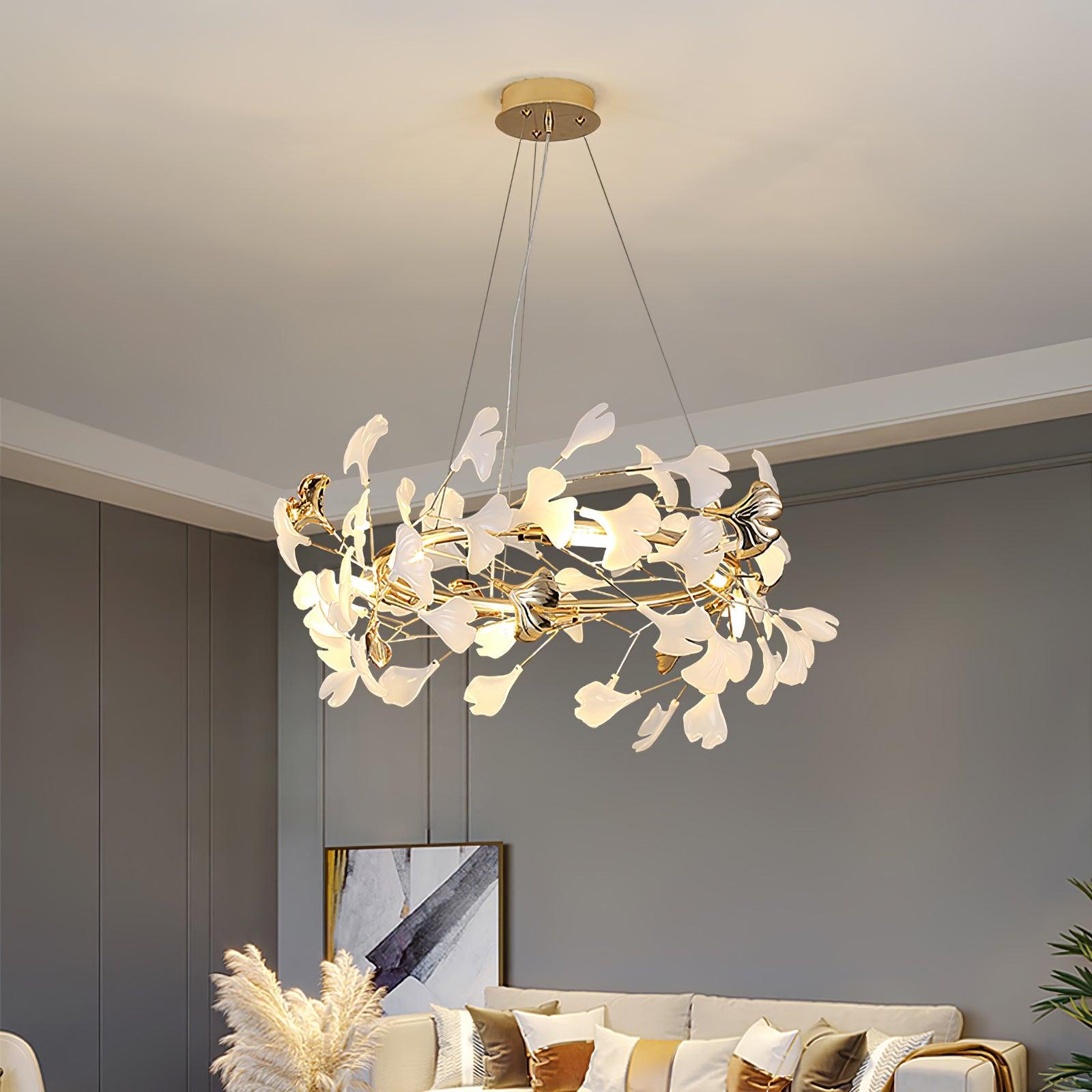 Gingko Chandelier T - Lumpaz