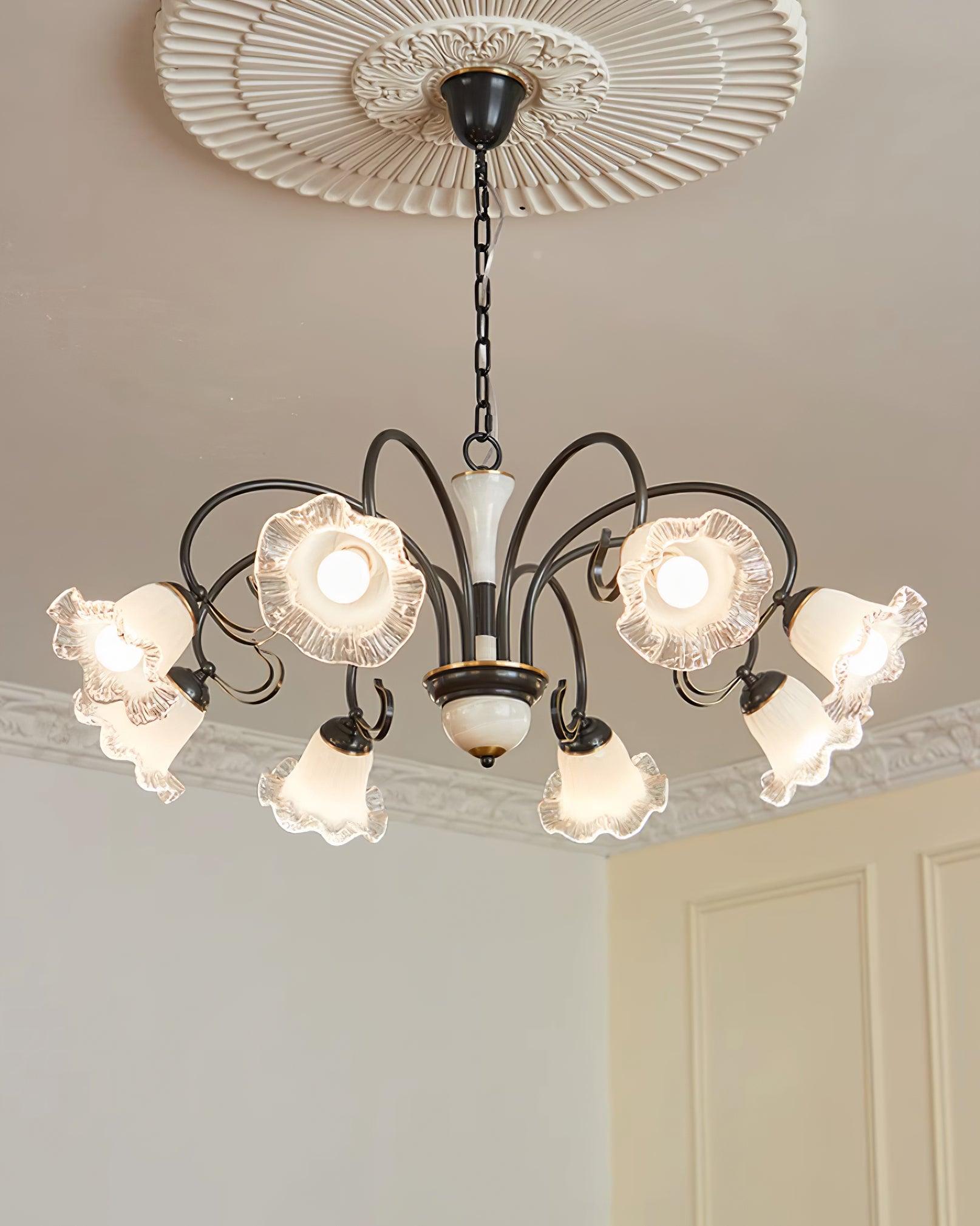 Luce Black Chandelier - Lumpaz
