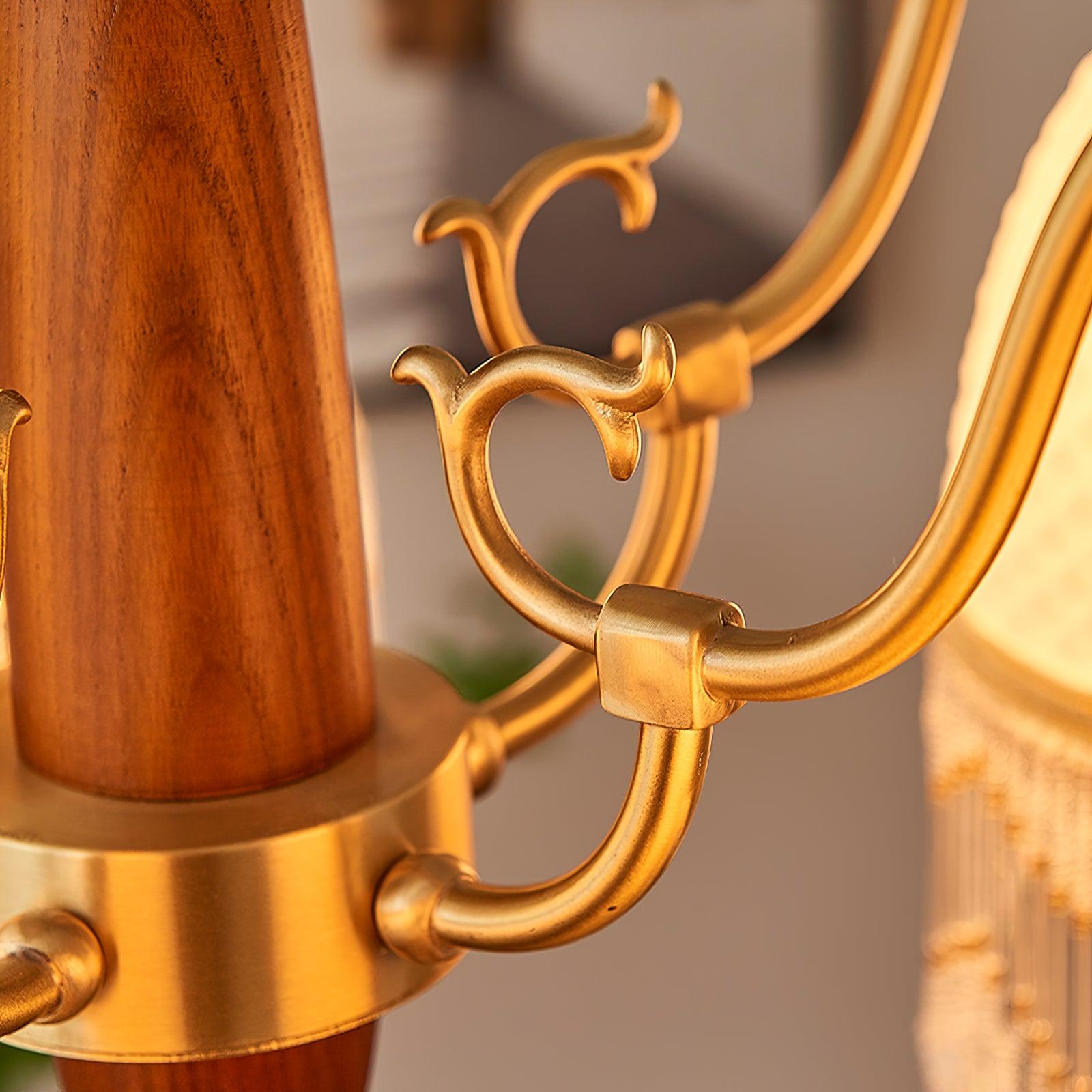 Mesh Tassel Glass Chandelier - Lumpaz