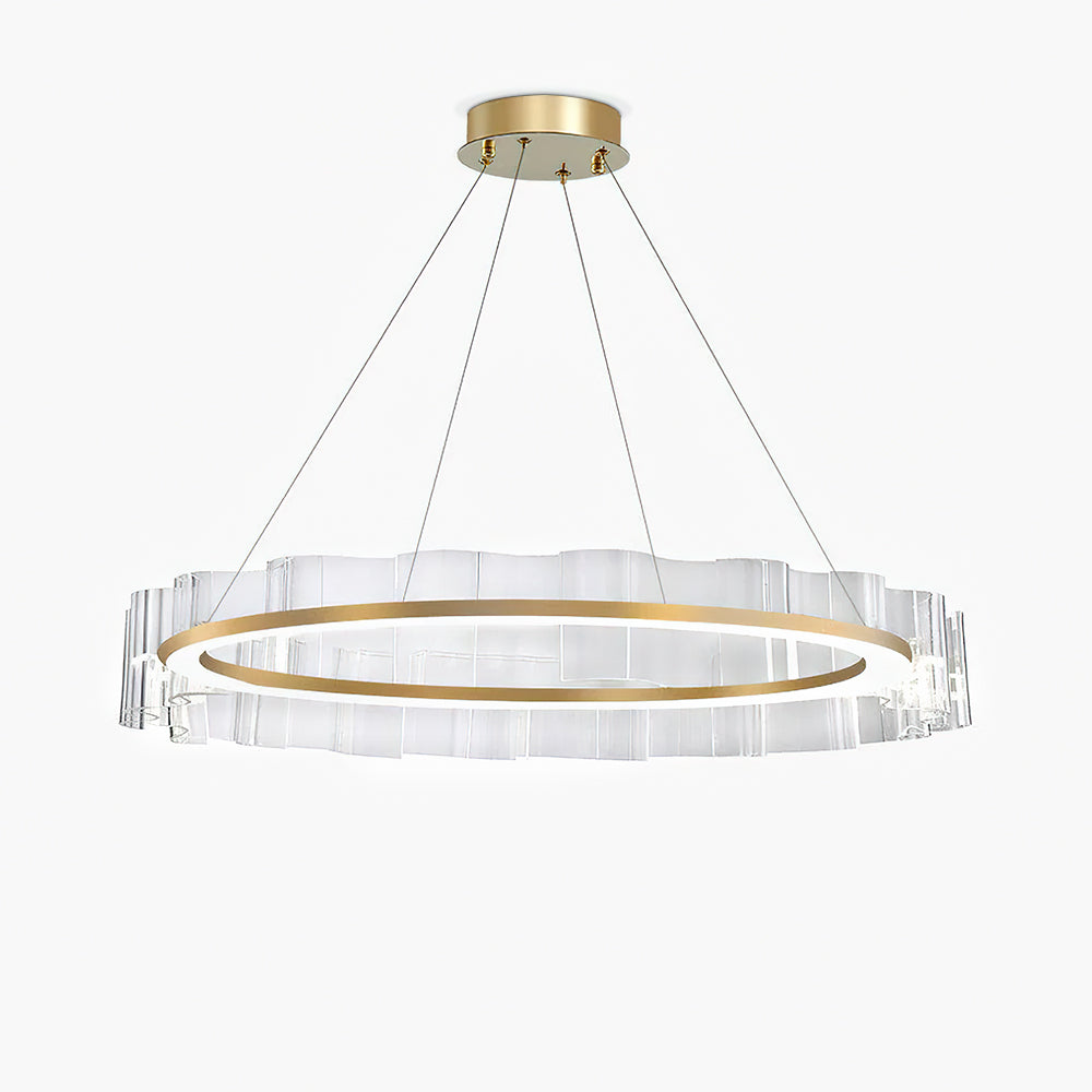 Water Wave Glass Chandelier - Lumpaz