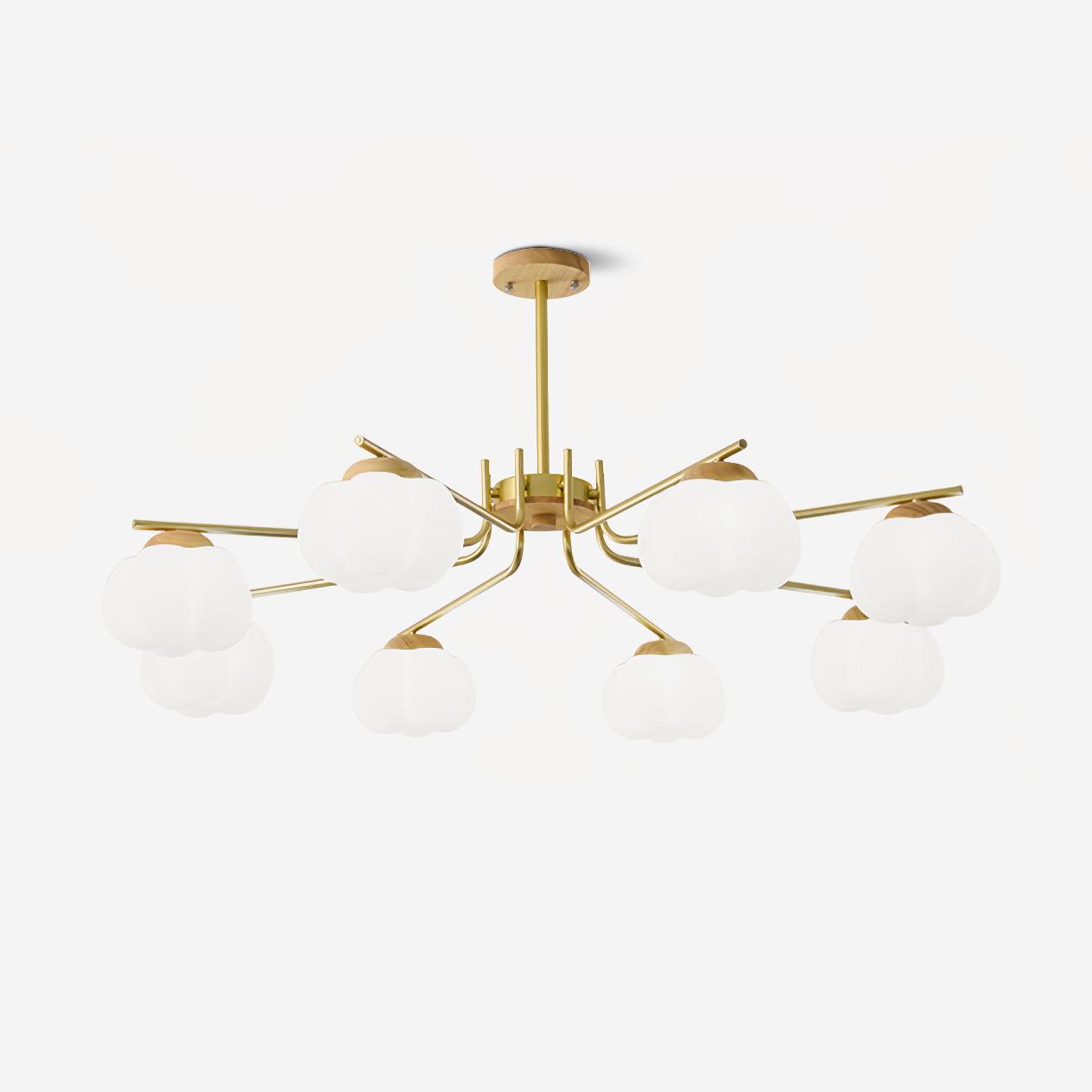 Plastic Cotton Balls Chandelier - Lumpaz