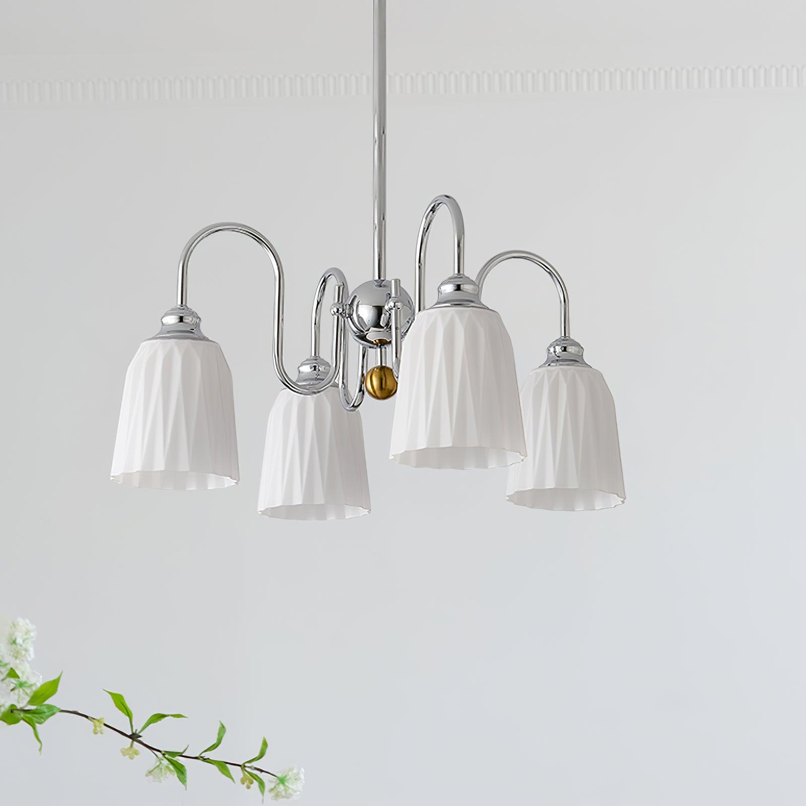 Bauhaus Pleated Chandelier - Lumpaz