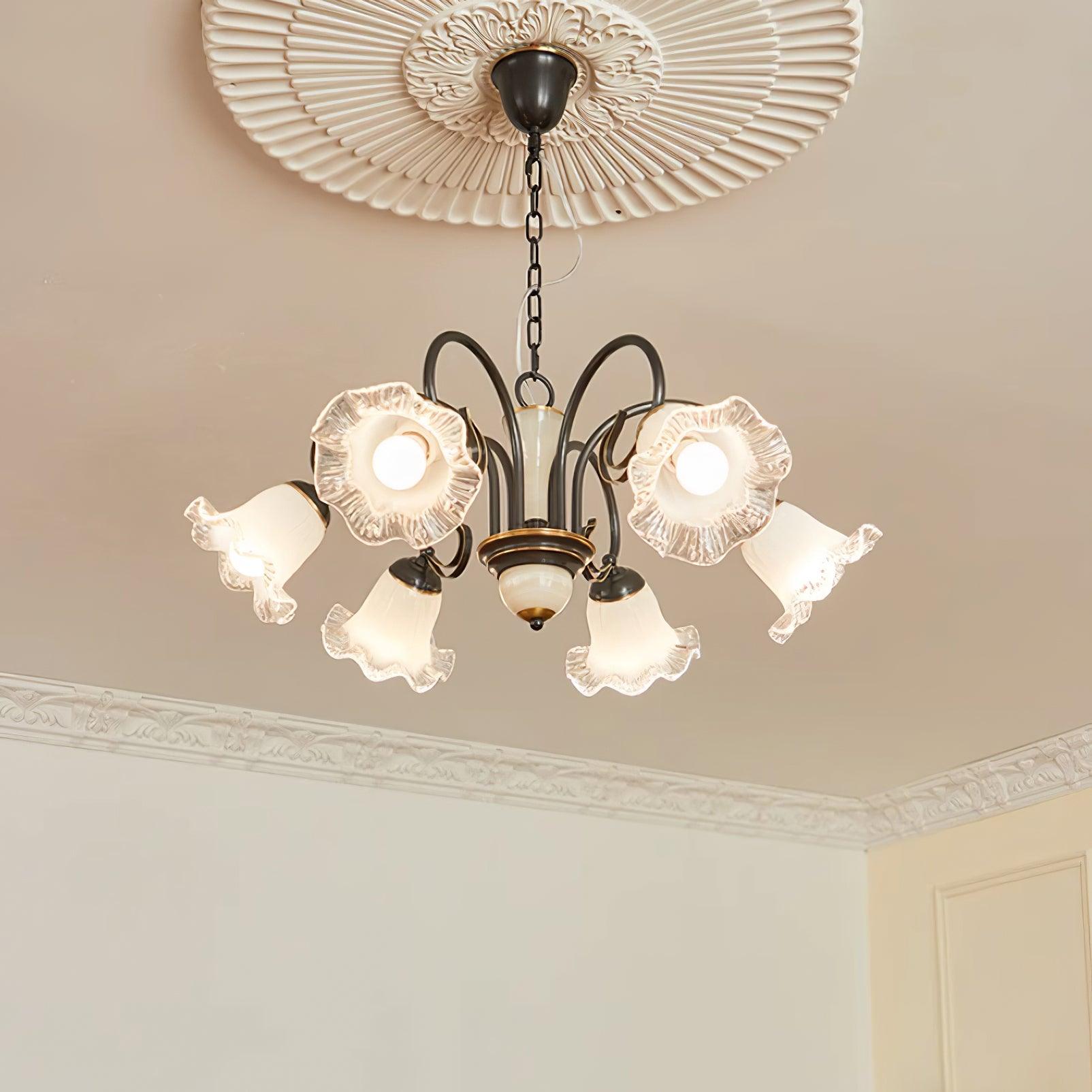 Luce Black Chandelier - Lumpaz