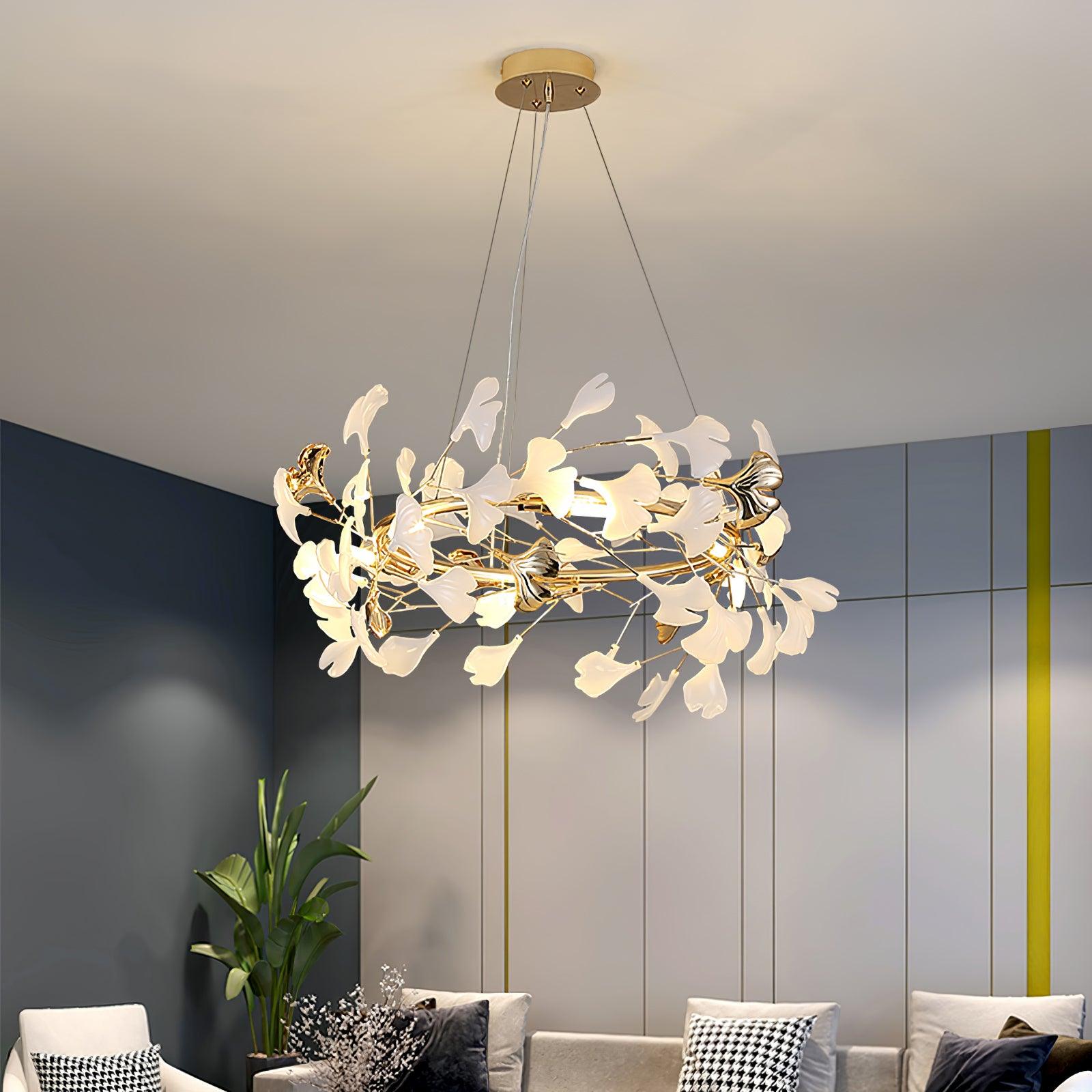 Gingko Chandelier T - Lumpaz