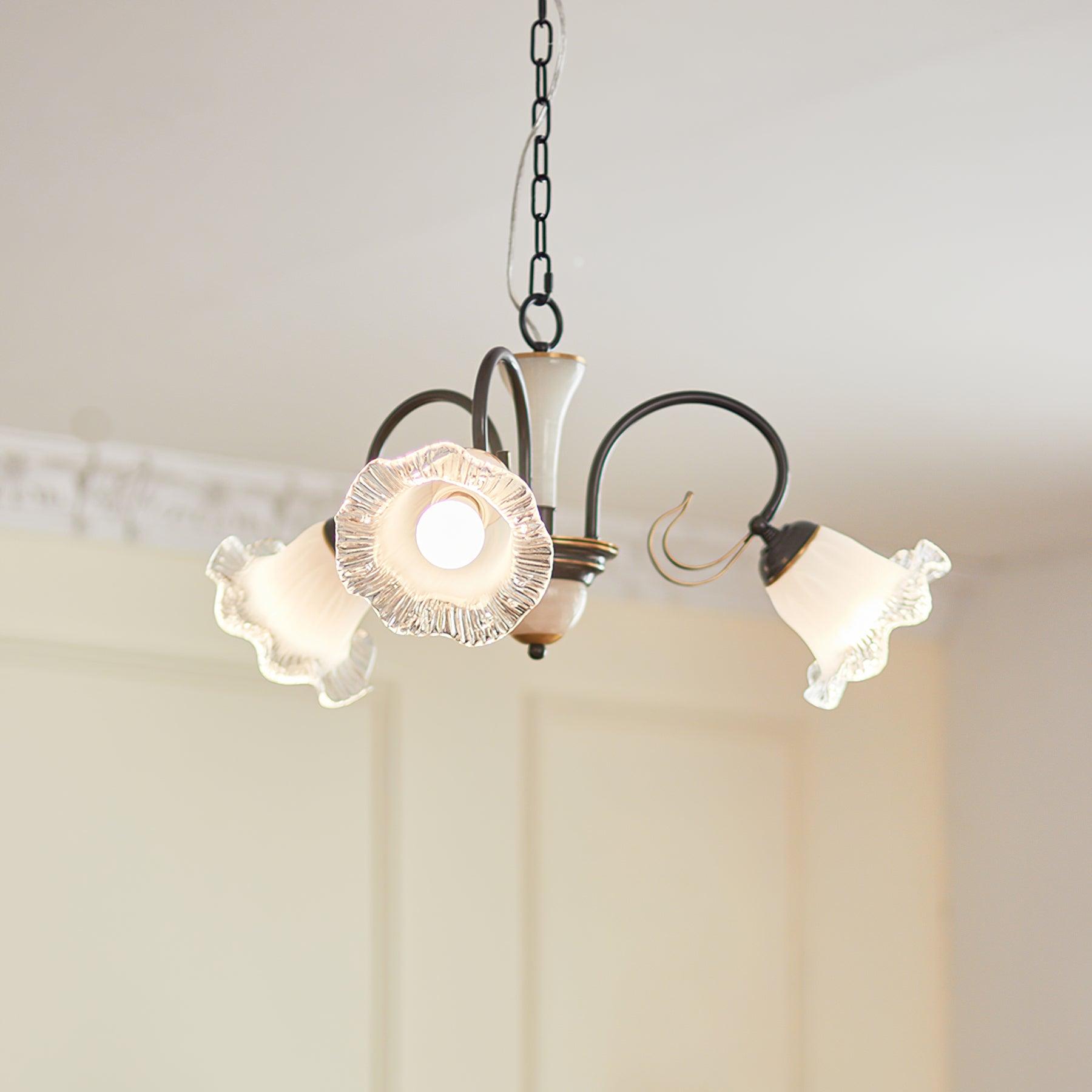 Luce Black Chandelier - Lumpaz