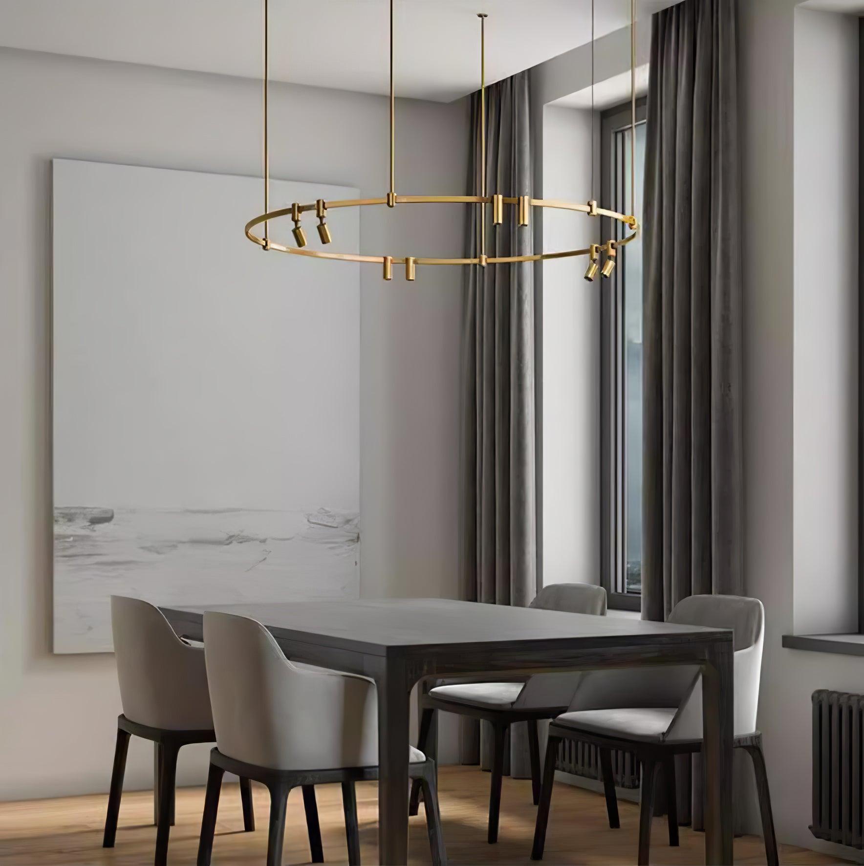 Auroom Round Chandelier - Lumpaz