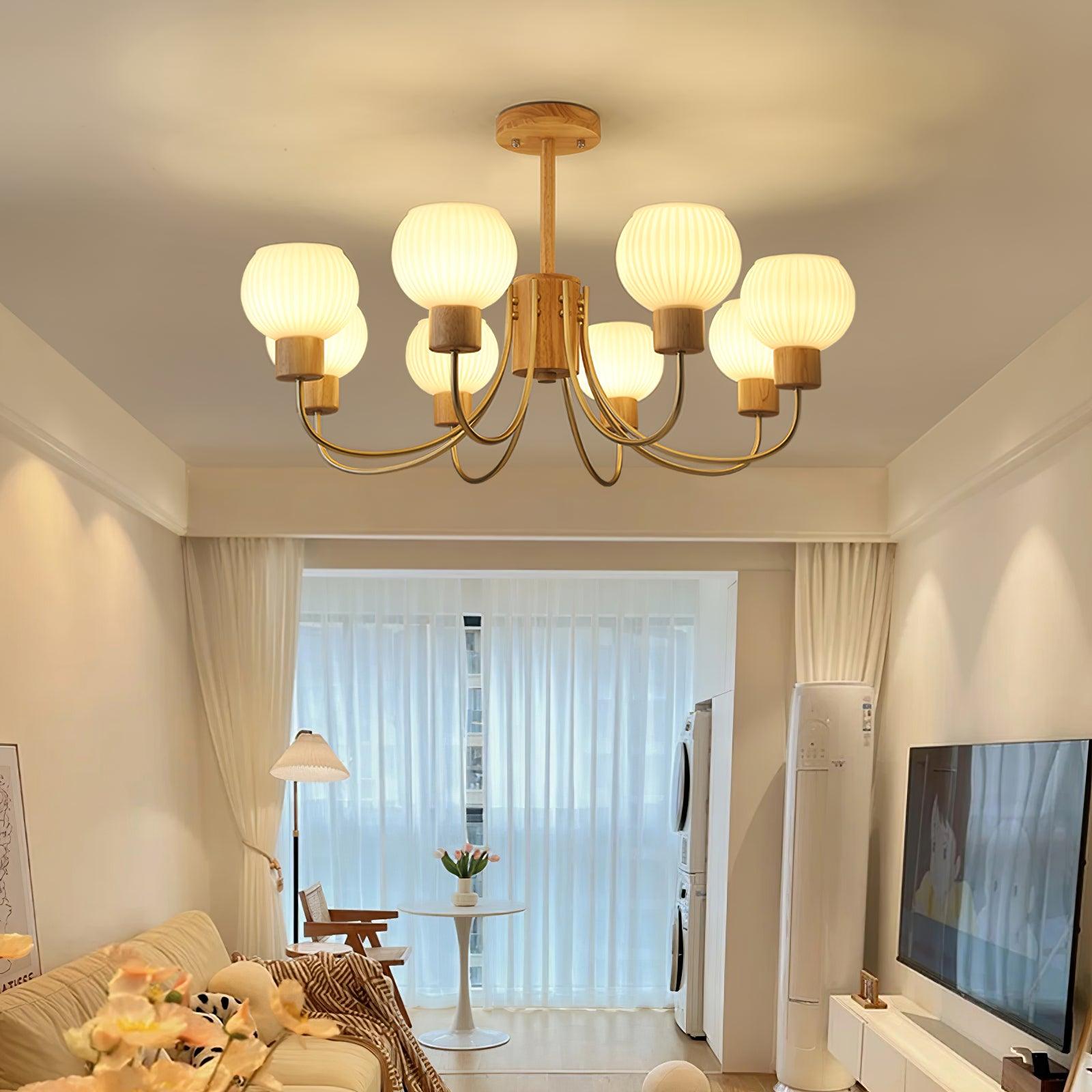 Donnelly Wooden Chandelier - Lumpaz